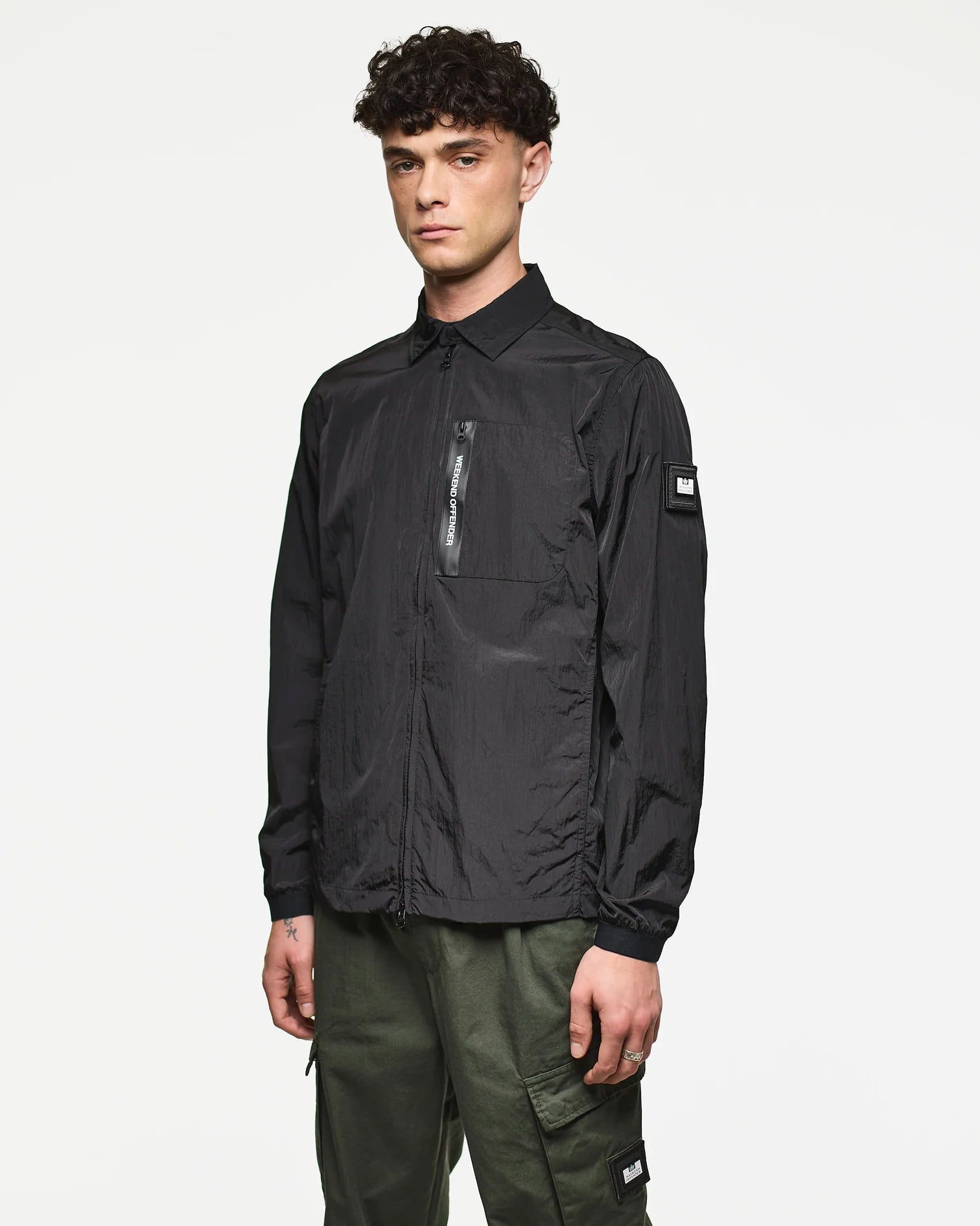 Weekend Offender Halen Over-Shirt Black