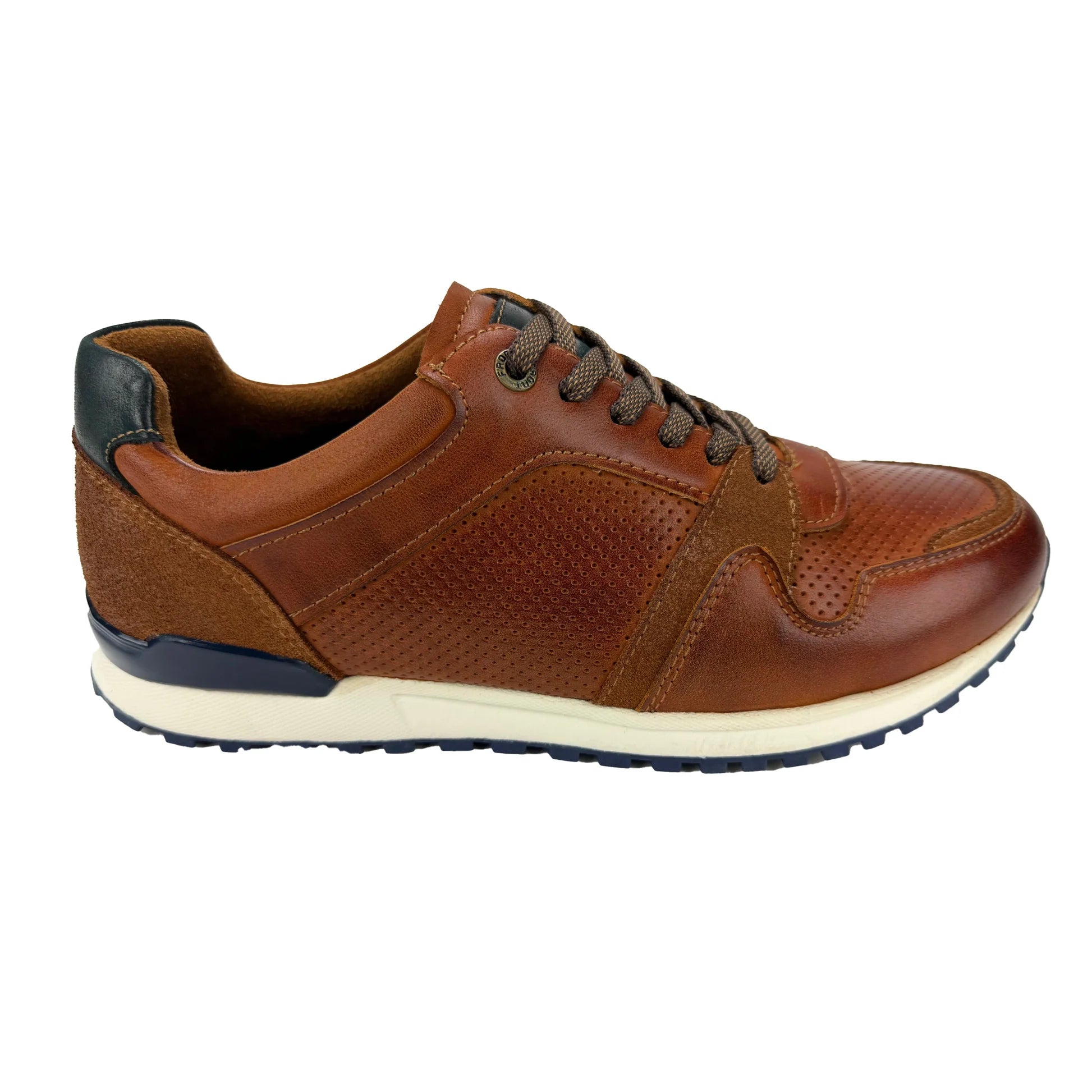 Front Pace premium materials sneakers TAN/NAVY