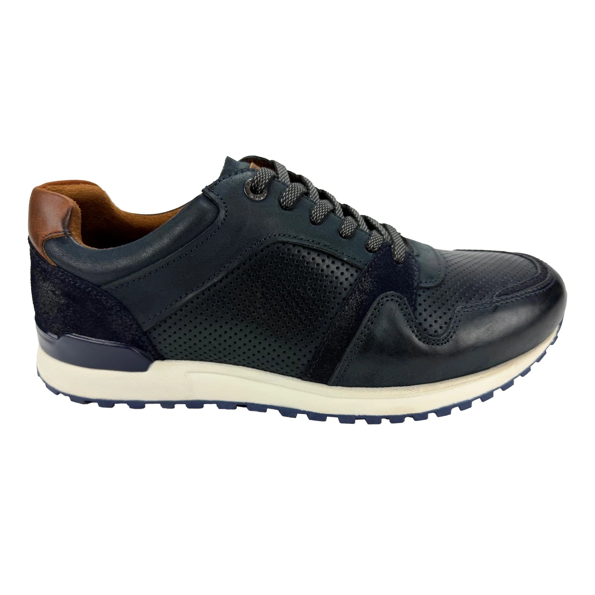 Front Pace premium materials sneakers NAVY/TAN