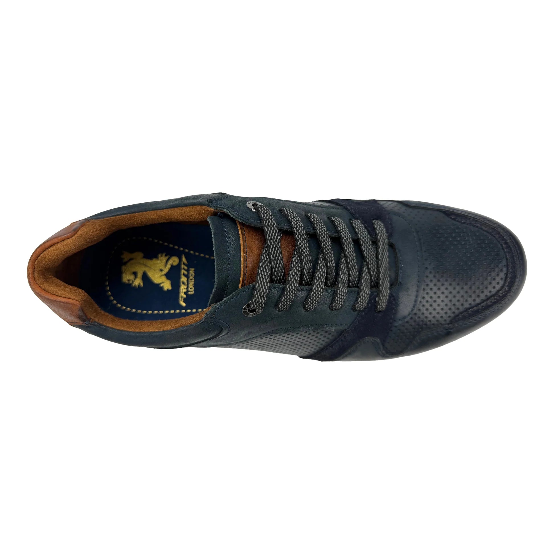 Front Pace premium materials sneakers NAVY/TAN