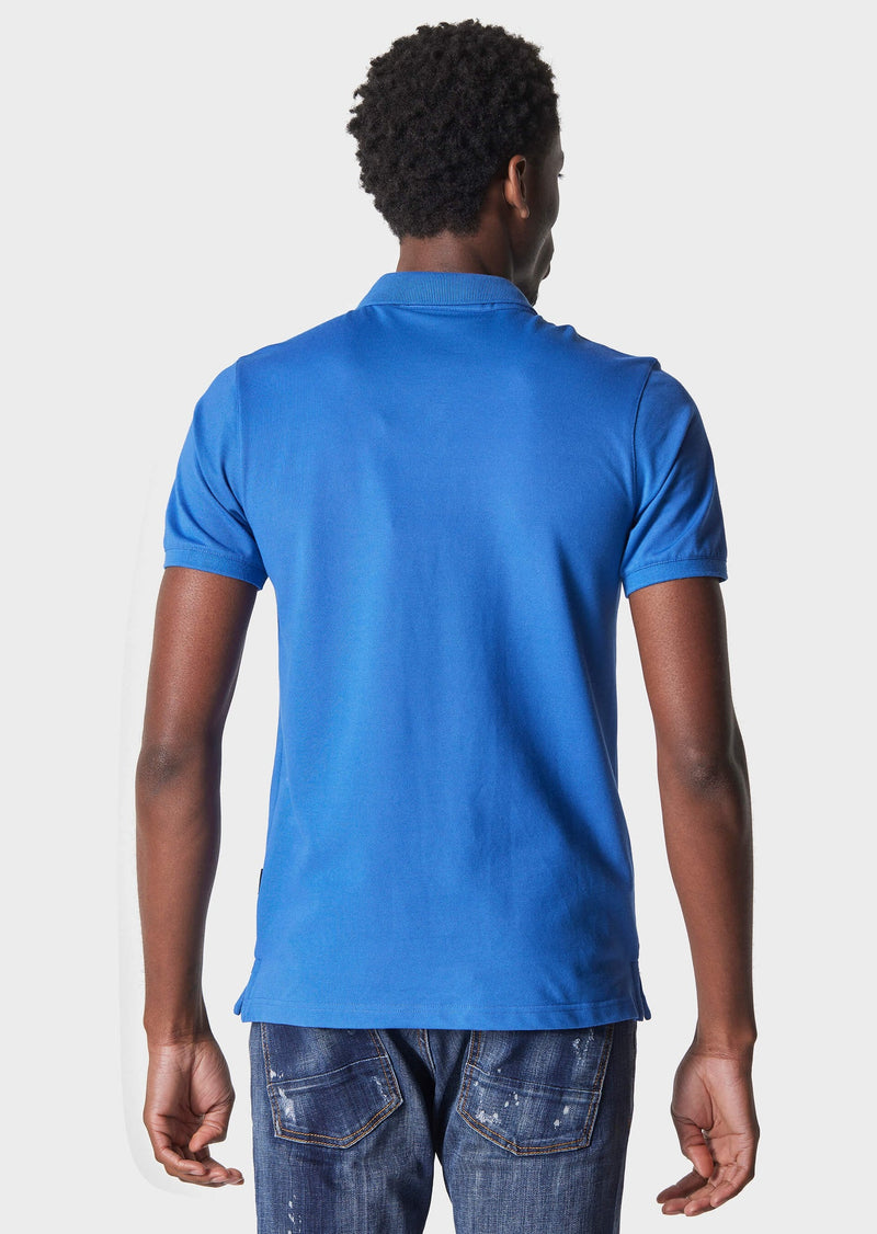 883 Police Pesca Slim Fit Polo Shirt - COBALT BLUE