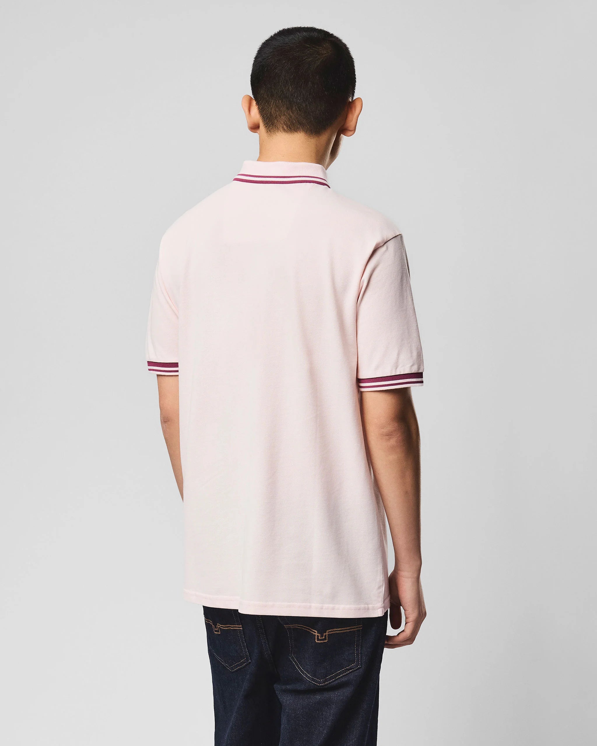 Weekend Offender Levanto Polo Shirt Soft Pink/Kirsch
