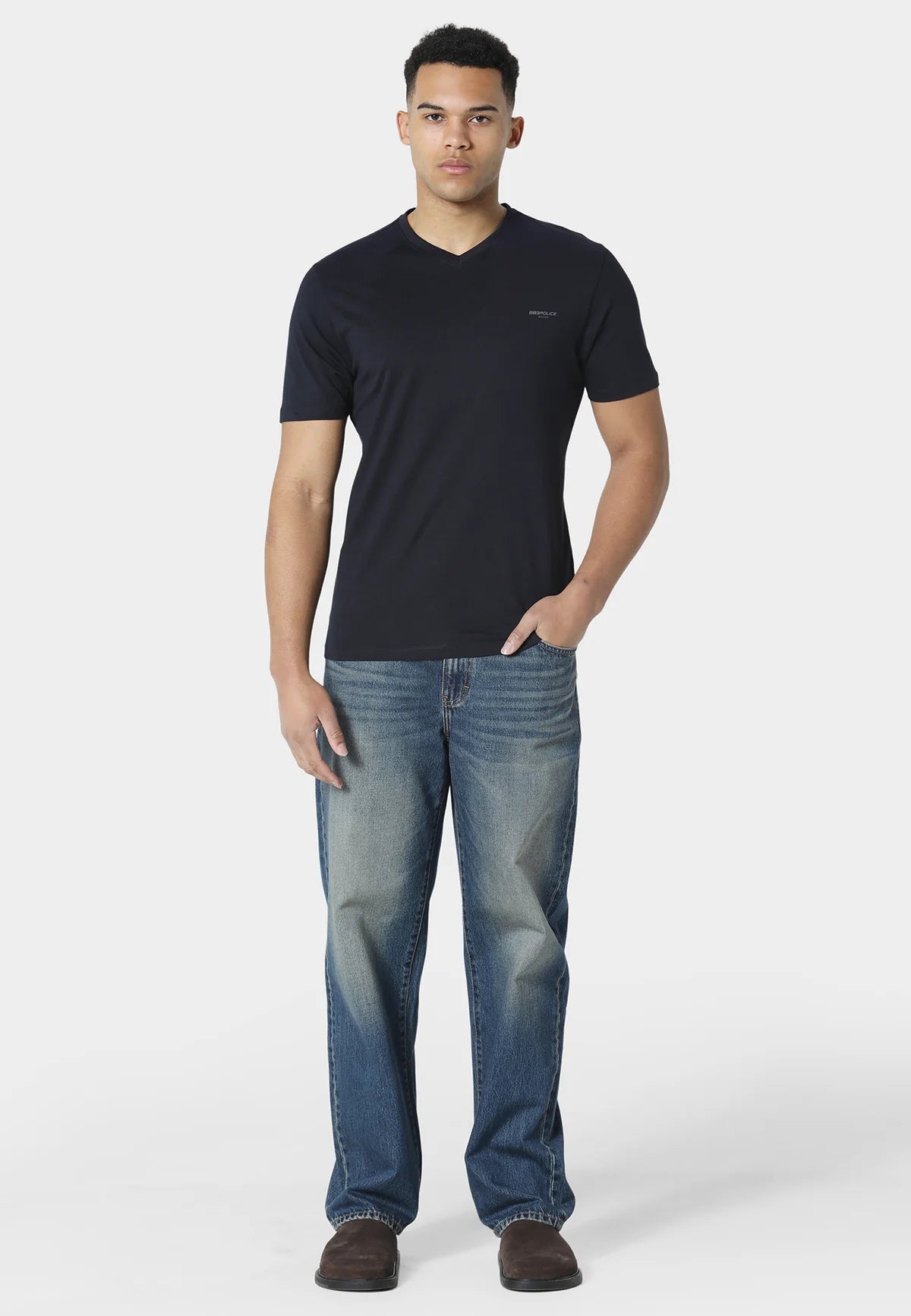 883 Police PRISM TRUE NAVY T-SHIRT