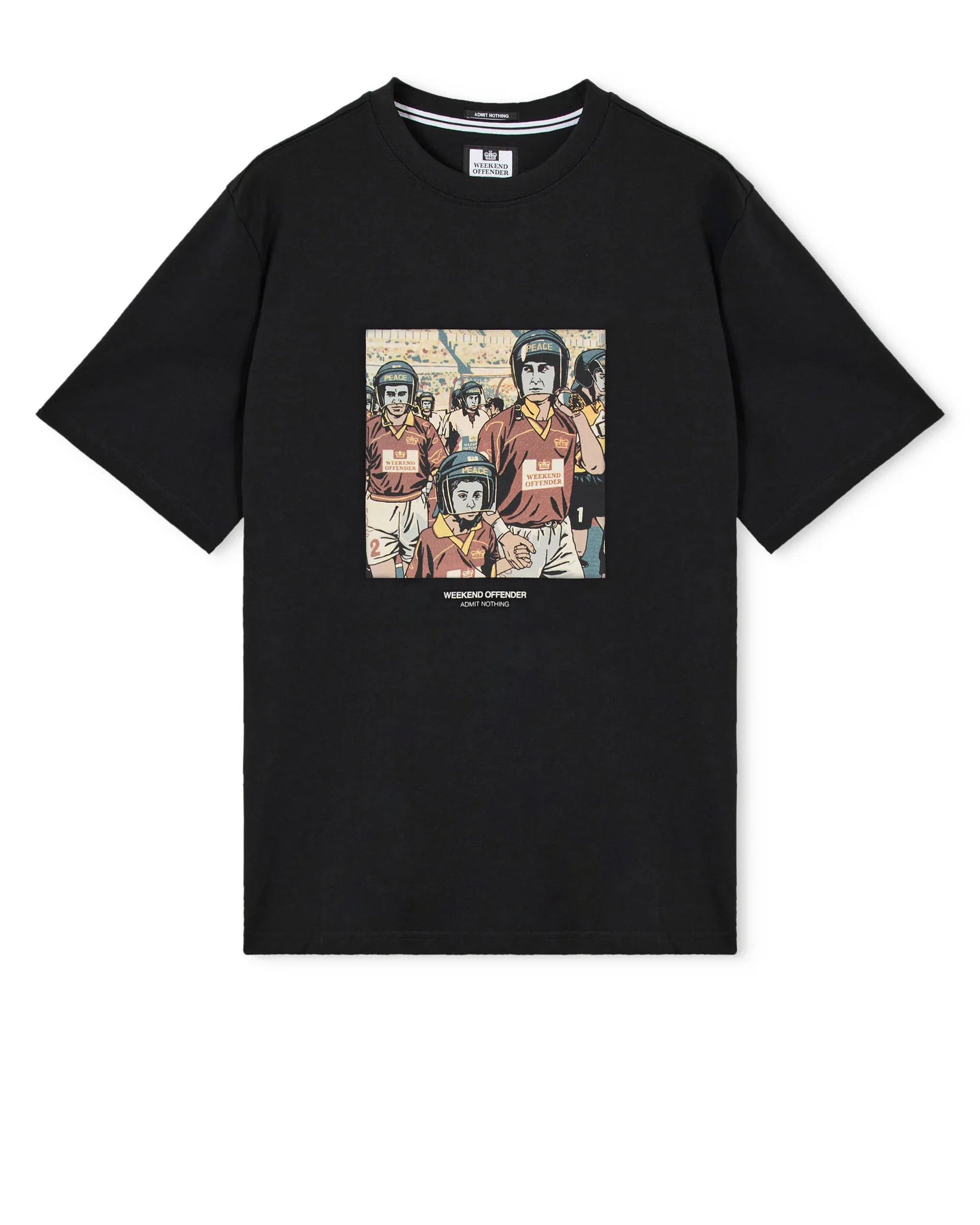 Weekend Offender Roma Graphic T-Shirt Black