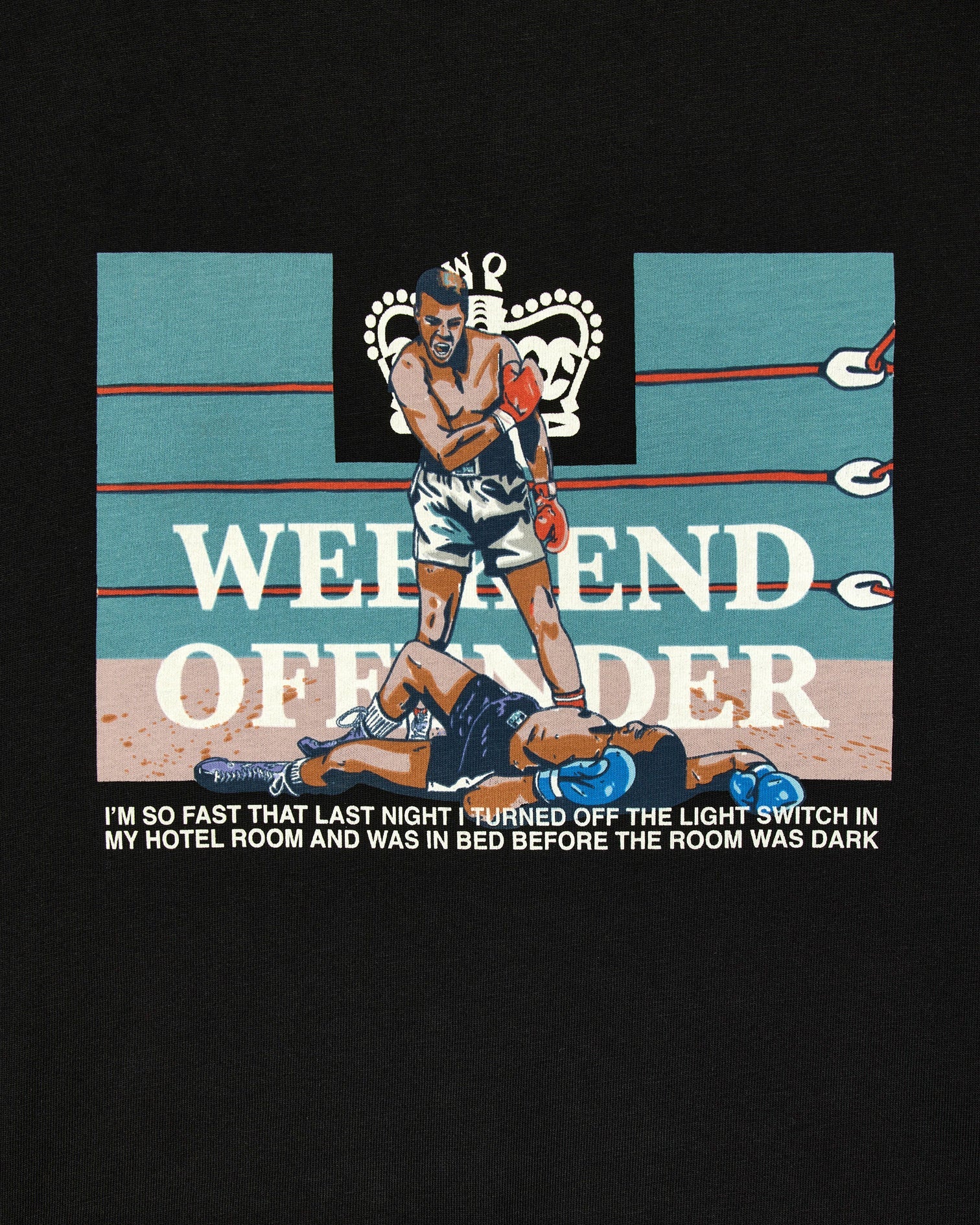 Weekend Offender Summus Graphic T-Shirt Black