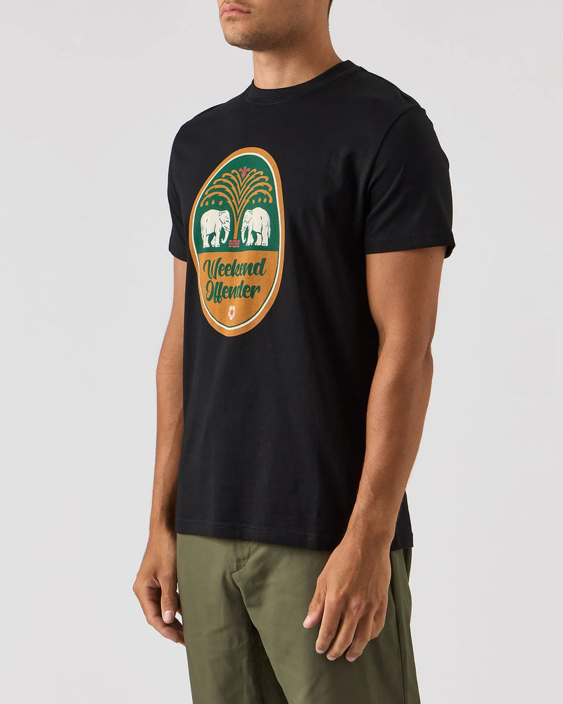 Weekend Offender CHANG GRAPHIC T-SHIRT - BLACK
