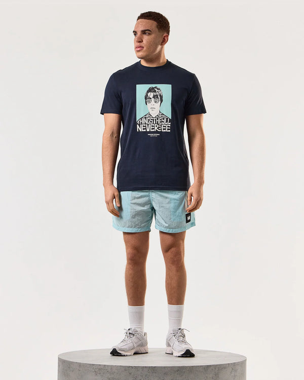 Weekend Offender  Forever Graphic T-Shirt - Navy