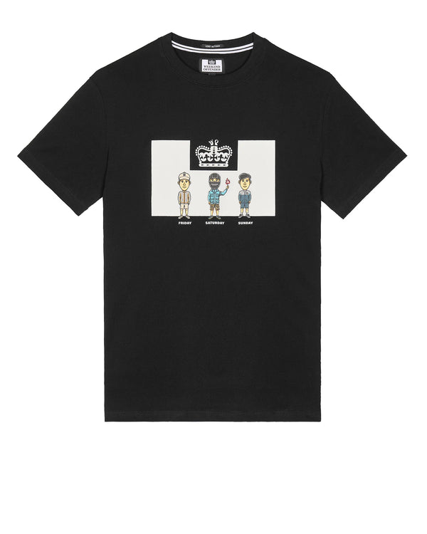 Weekend Offender Seventy-Two Graphic T-Shirt - Black