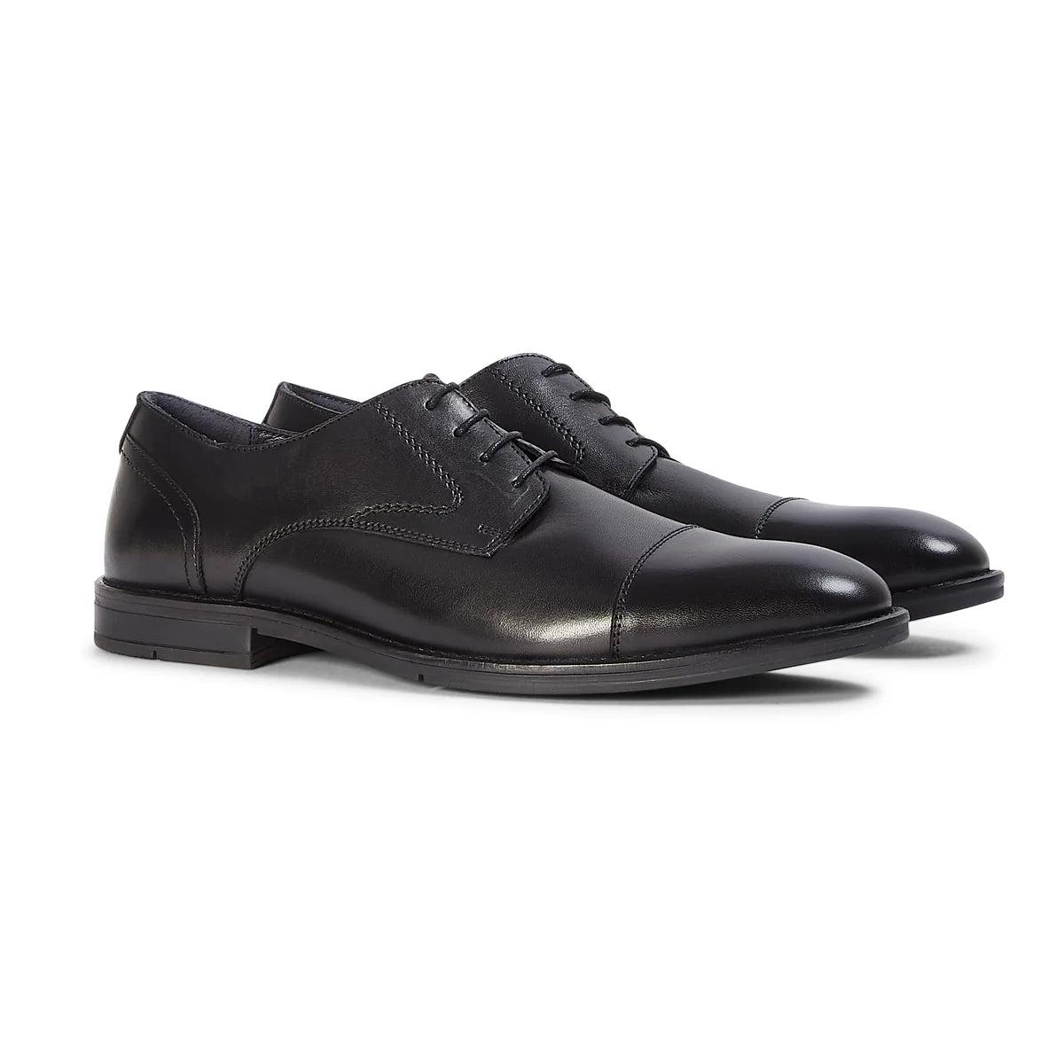 Paul Andrew Regent - Black Leather Oxford Shoe