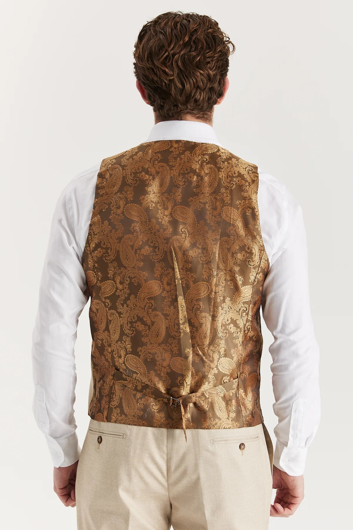 Paul Andrew BELMONT - MEN'S WAISTCOAT - BEIGE