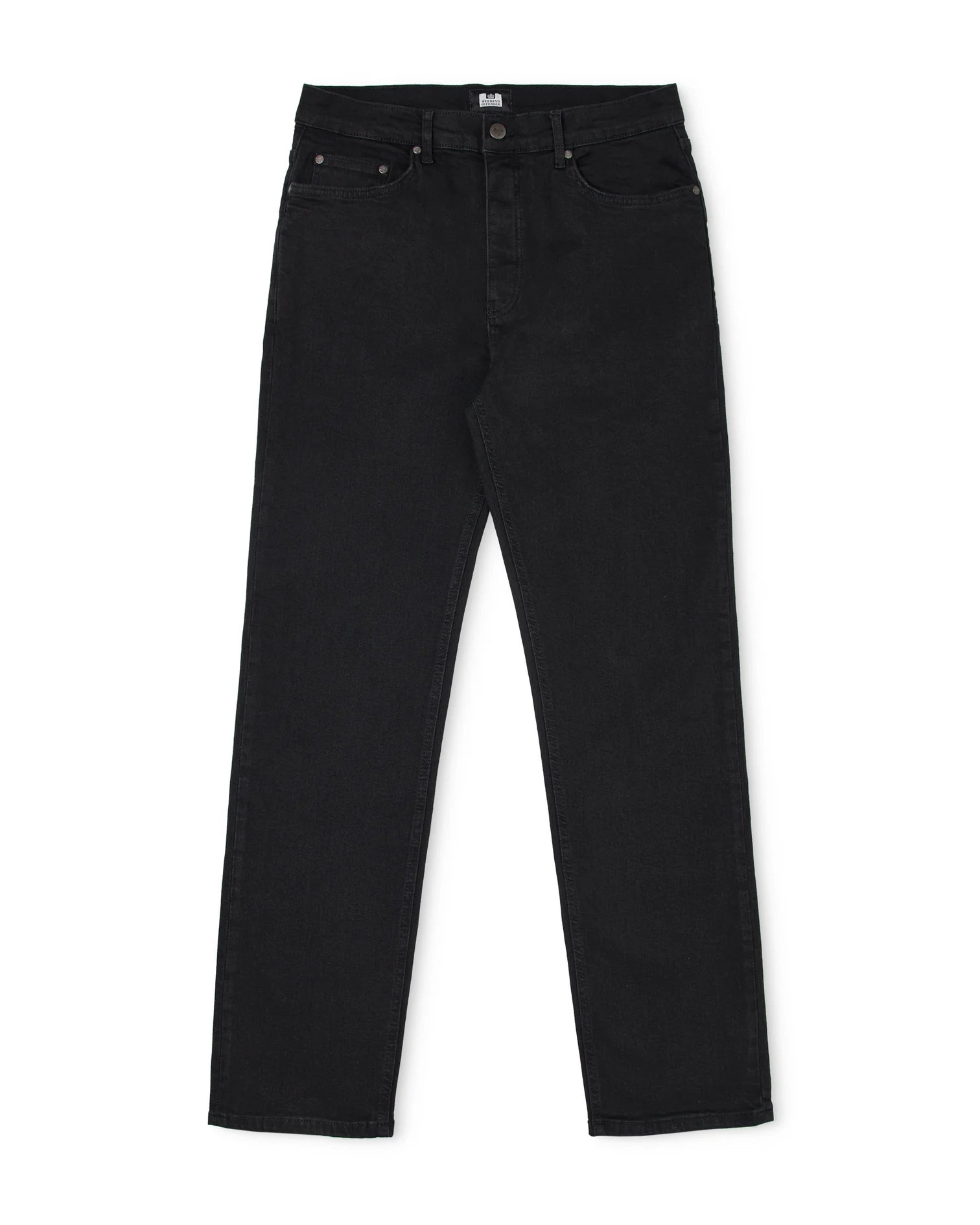 Weekend Offender Den Straight Fit Denim Jeans Black