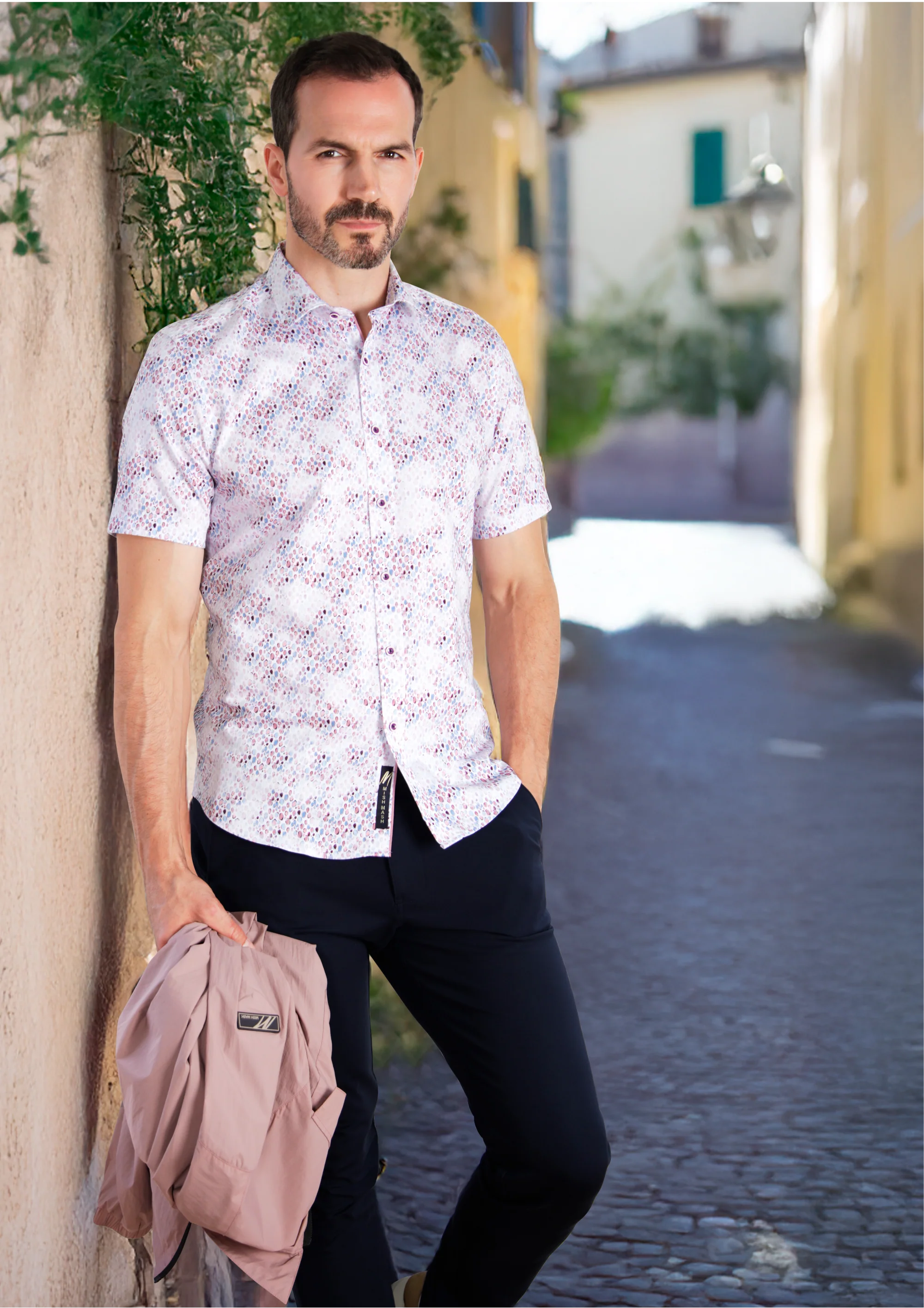 Mish Mash Seti WHITE PINK Short Sleeved Shirt
