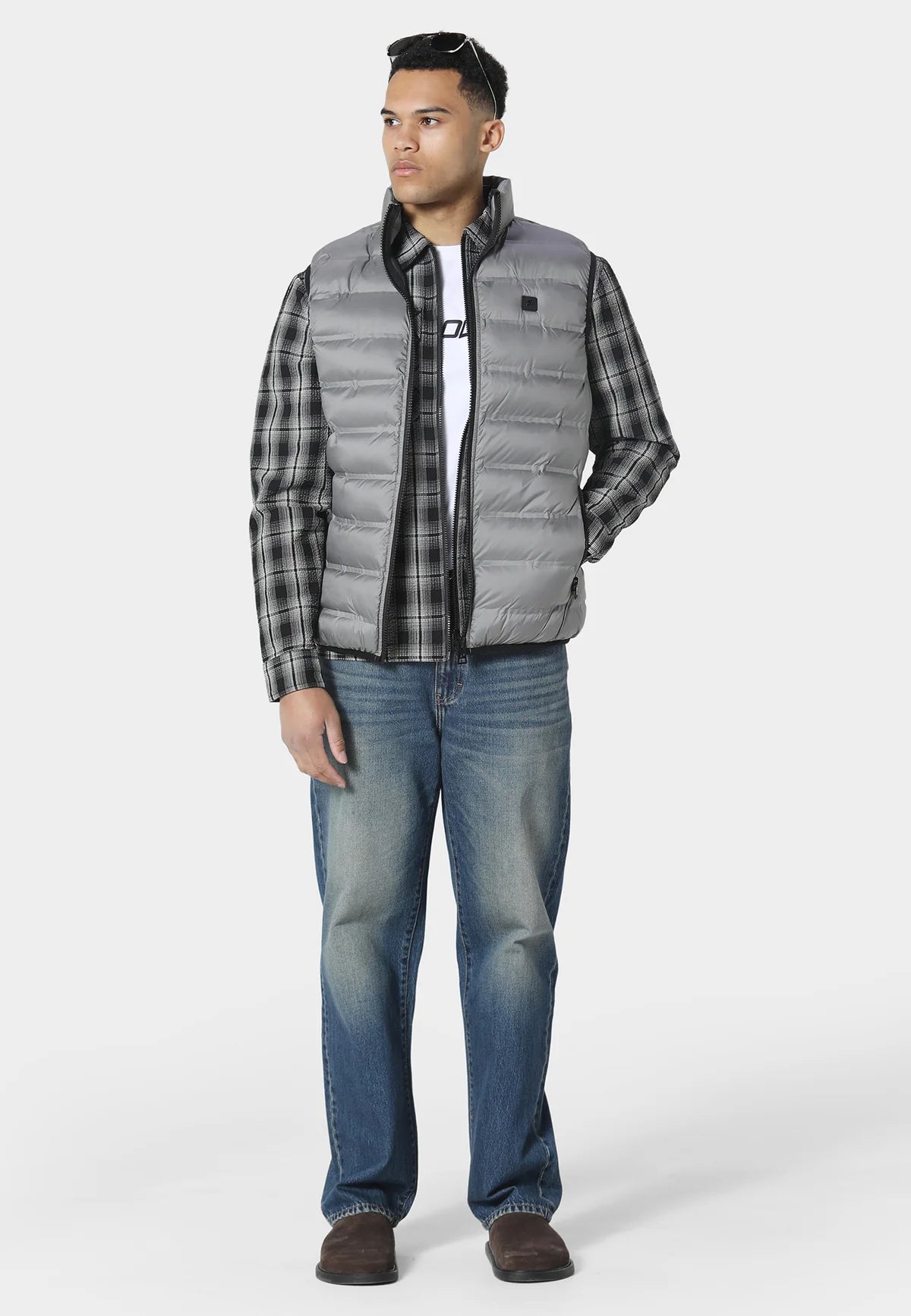883 Police SETRAIL COOL GREY GILET