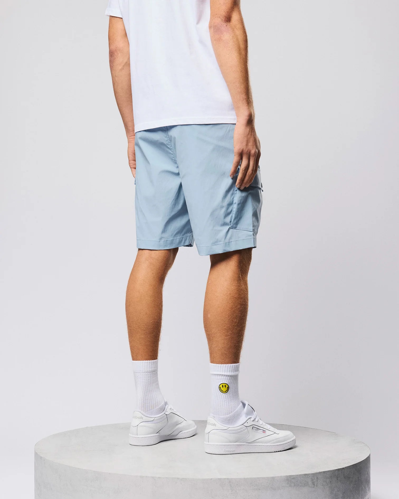 Weekend Offender Baraki Cargo Short Blue Tourmaline