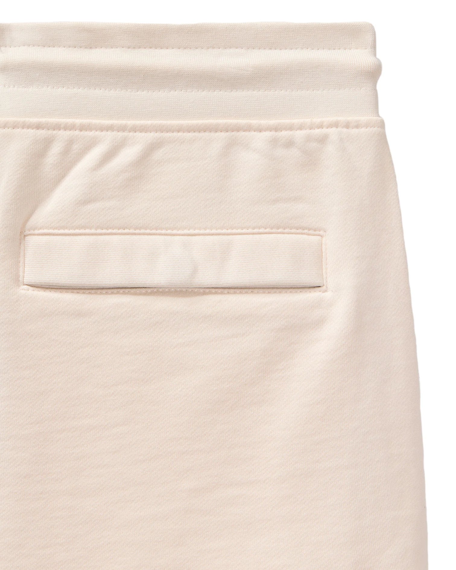 Weekend Offender Hawkins 100% Cotton Jogger Shorts - Alabaster