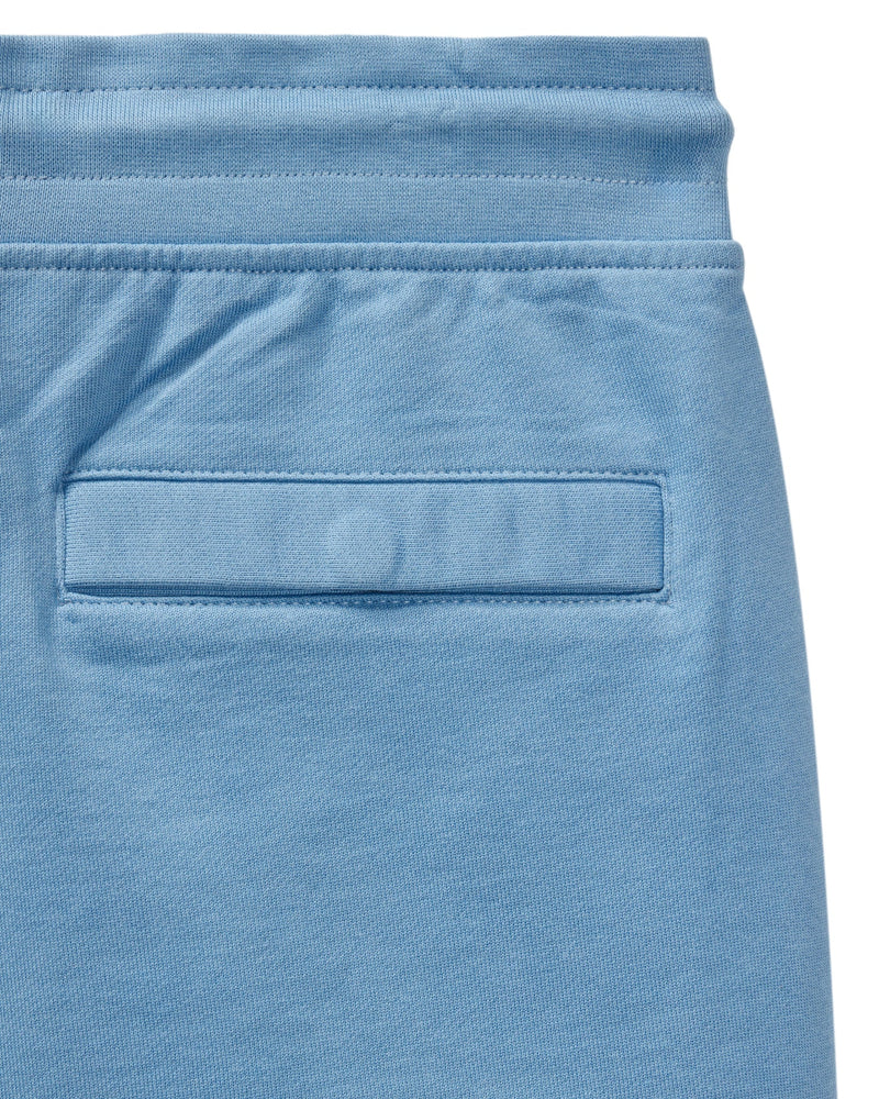 Weekend Offender Hawkins 100% Cotton Jogger Shorts - COASTAL BLUE