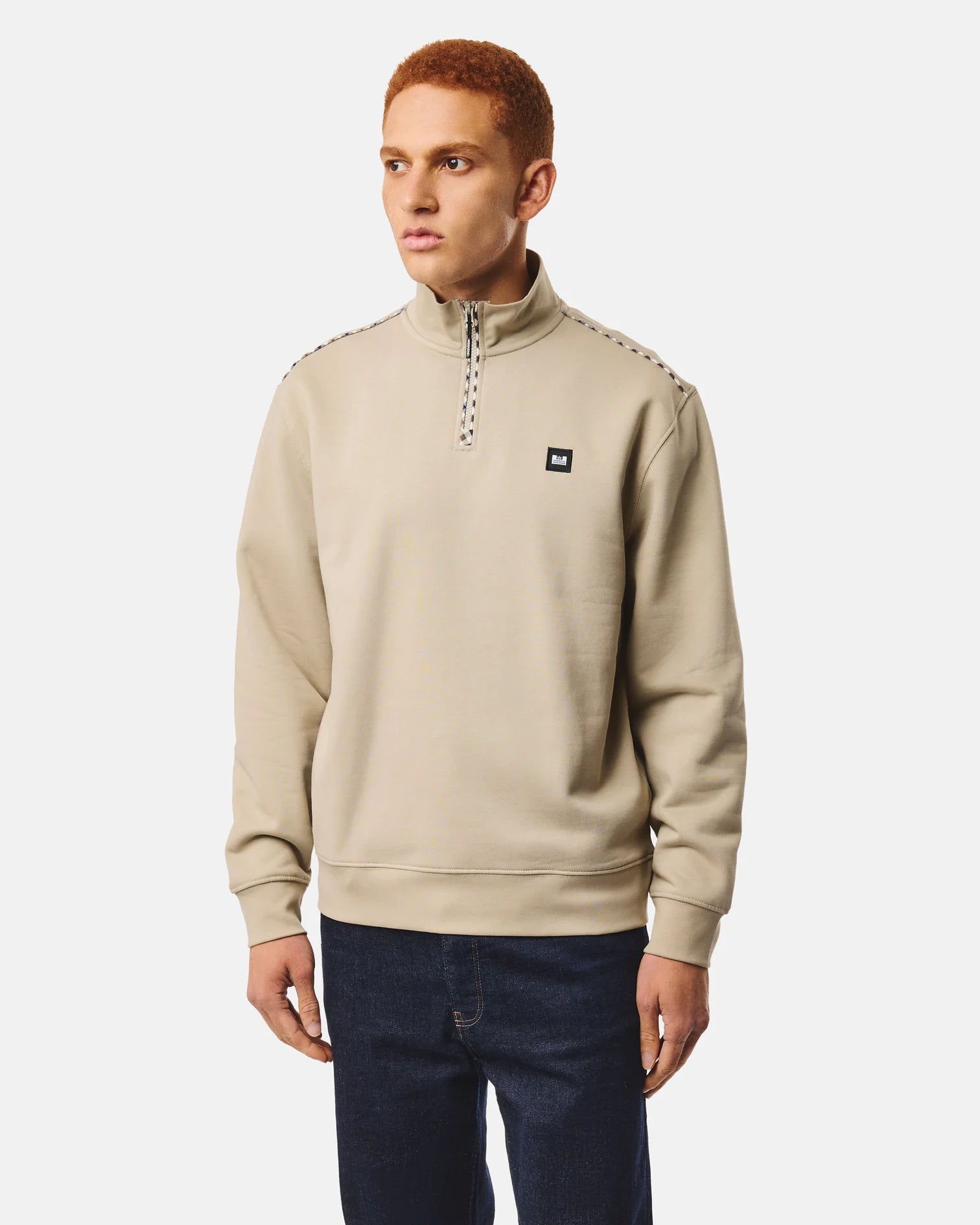 Weekend Offender Matisa Quarter Zip Sweatshirt Rock