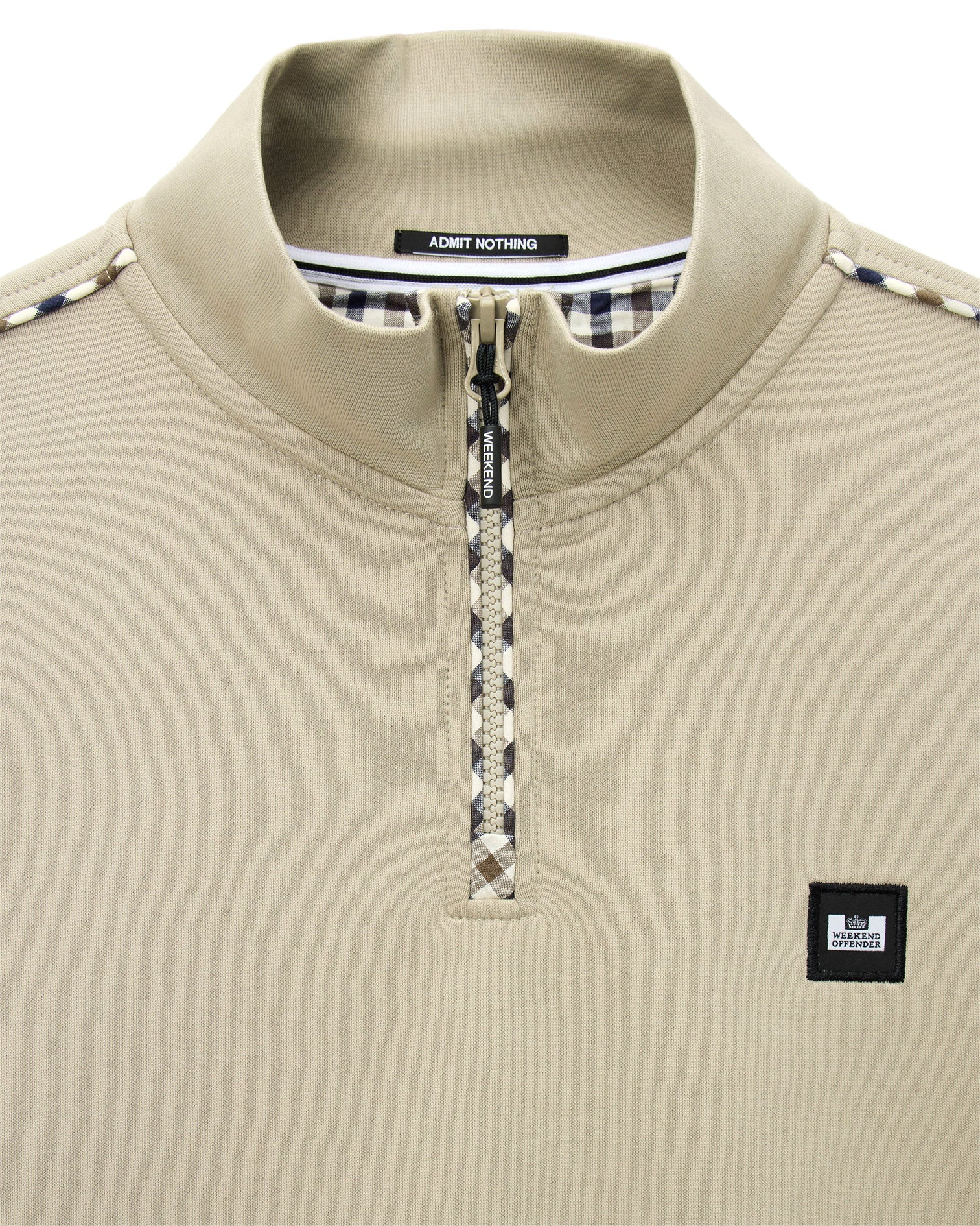 Weekend Offender Matisa Quarter Zip Sweatshirt Rock