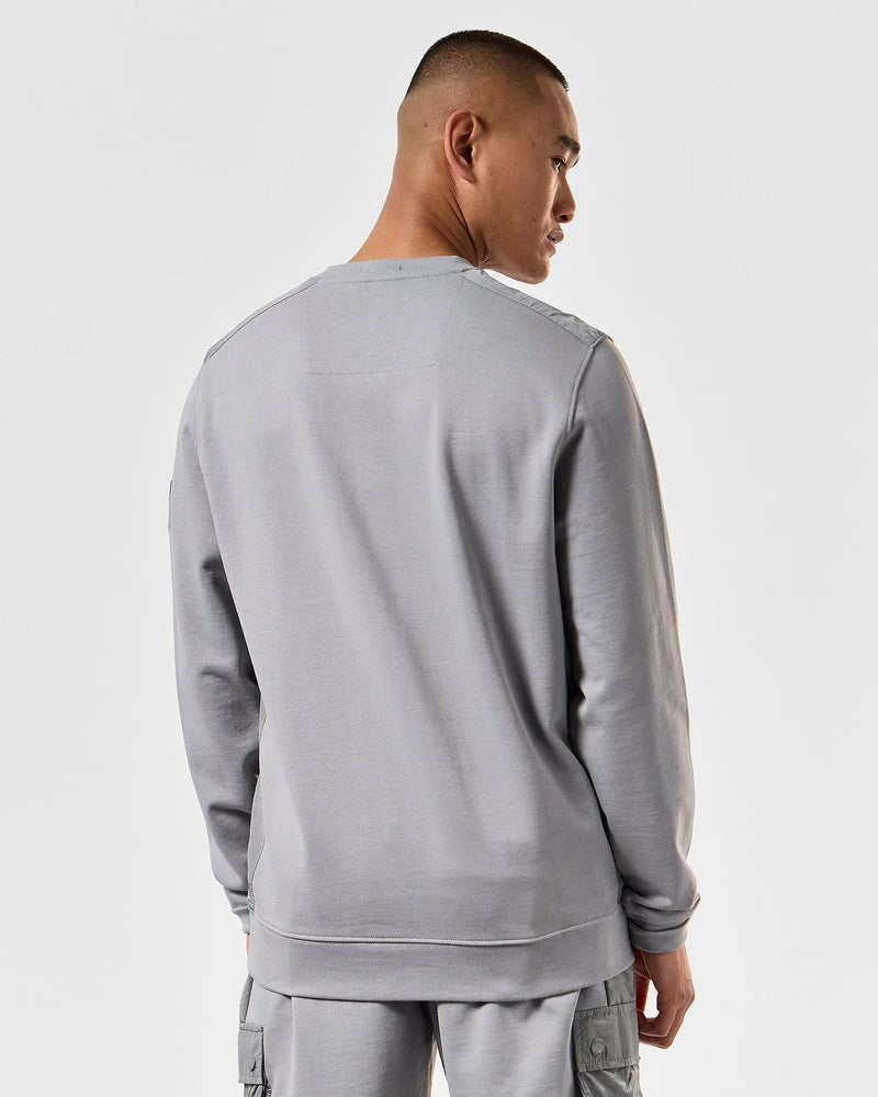 Weekend Offender F Bomb 100% Cotton Sweatshirt - Smokey Grey