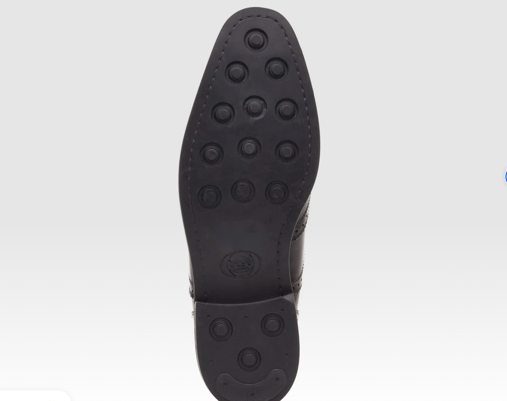 Base London Clarence Brougue Shoes - Black