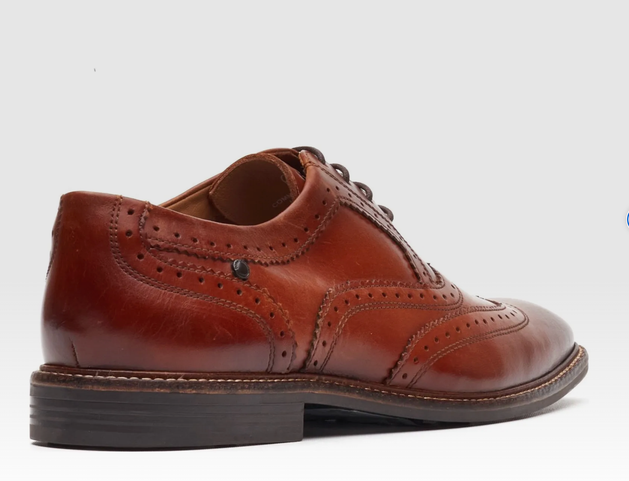 Base London Clarence Brougue Shoes - TAN Brown