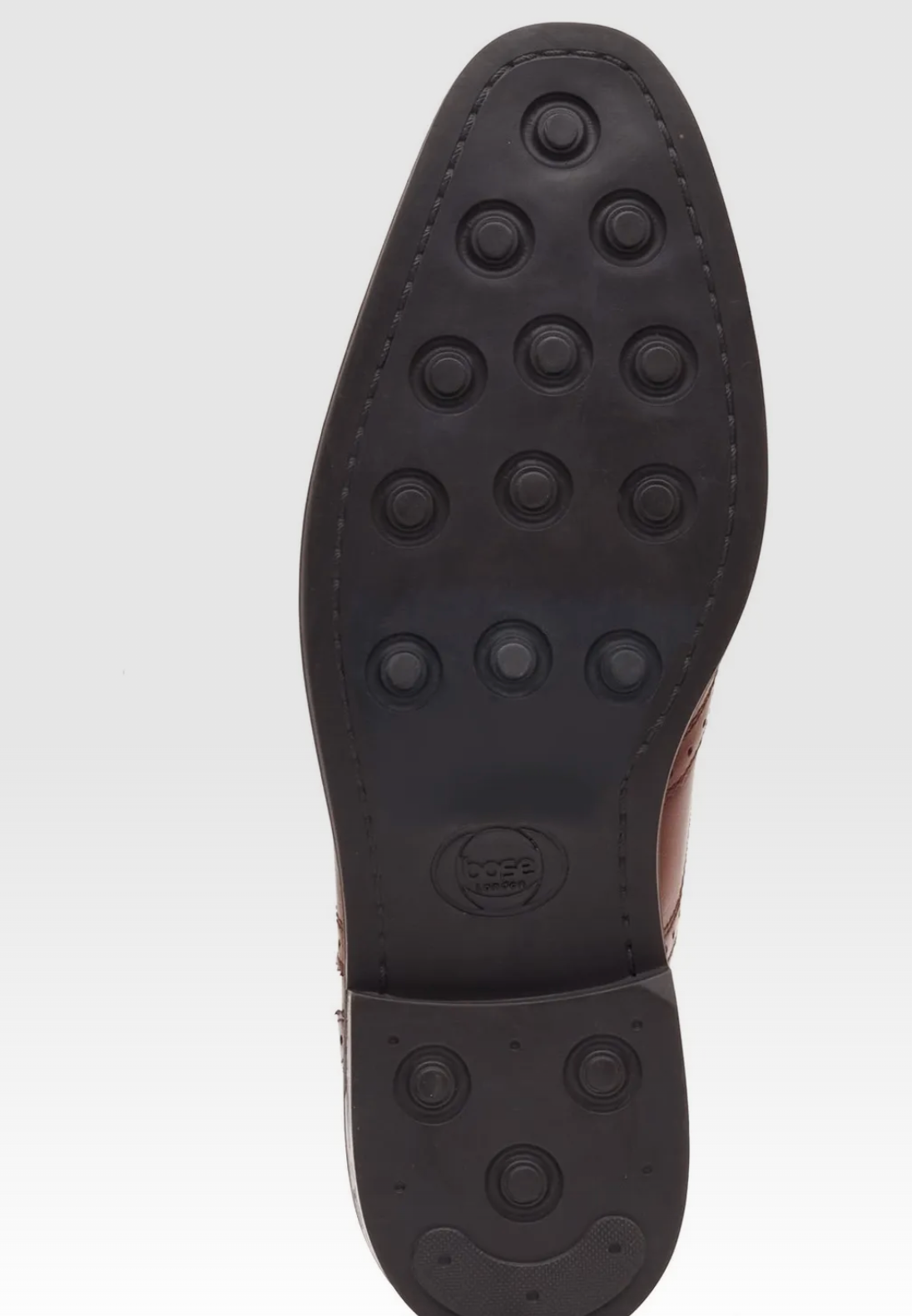 Base London Clarence Brougue Shoes - TAN Brown