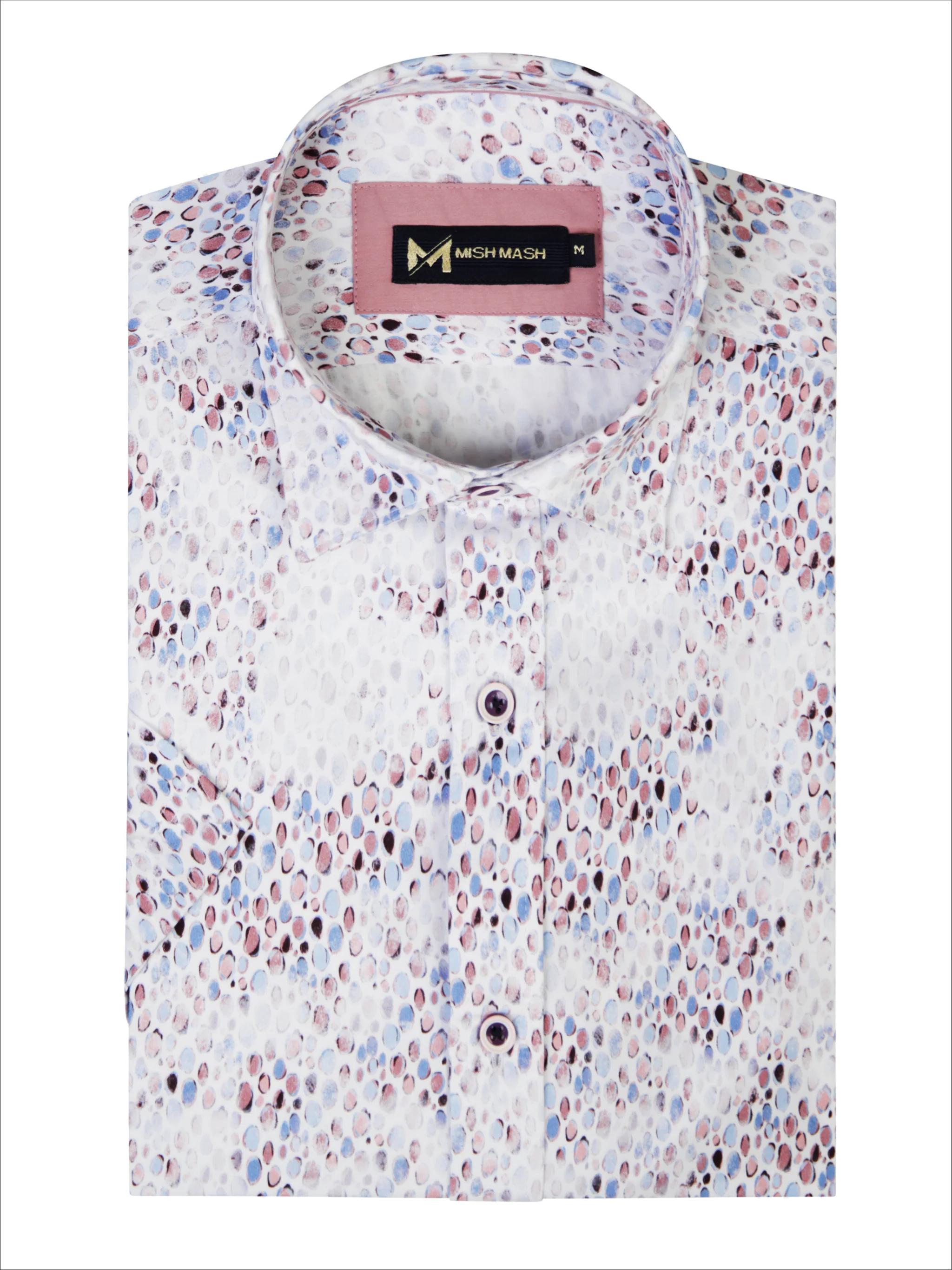 Mish Mash Seti WHITE PINK Short Sleeved Shirt