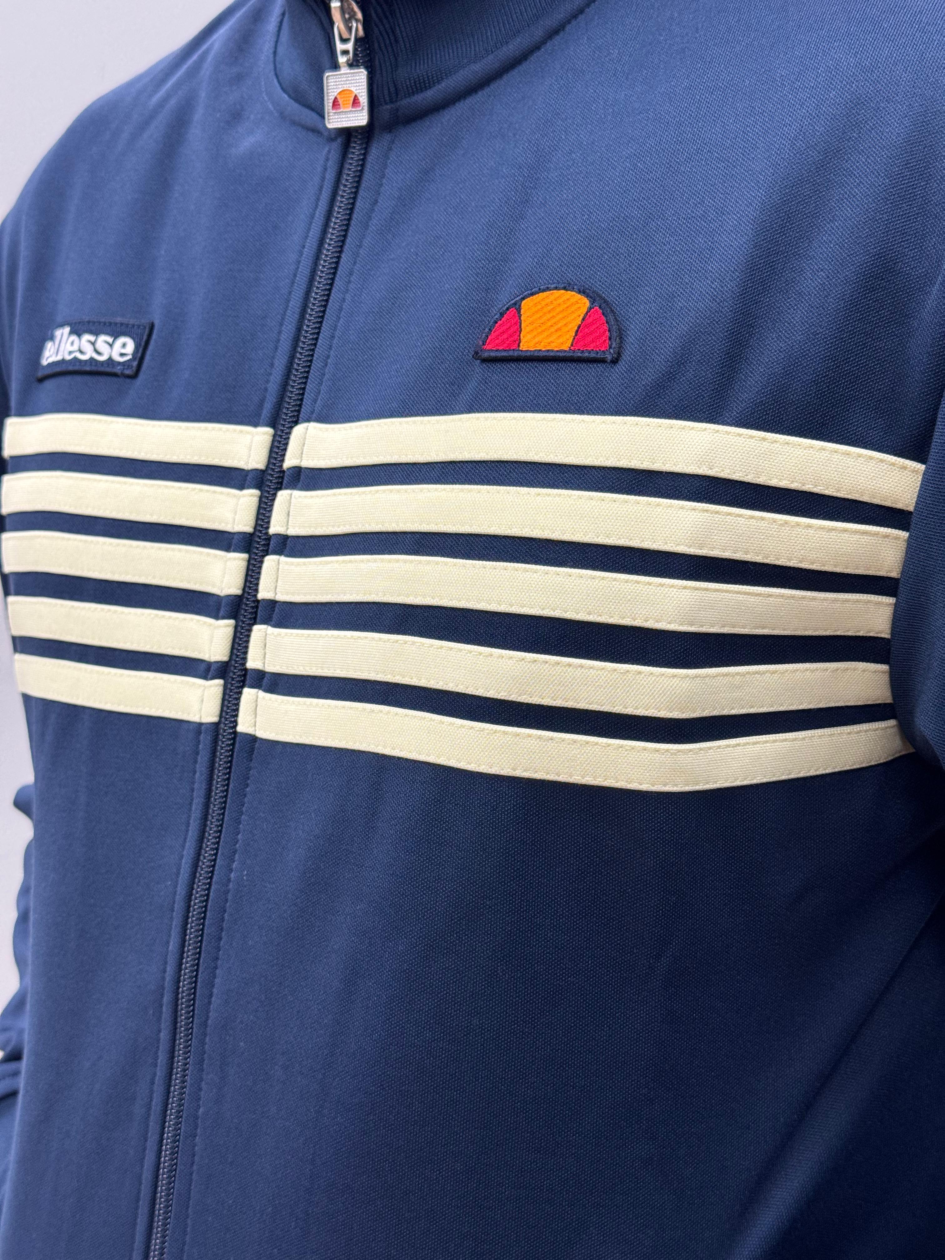 Ellesse Vicenza Track Top Navy/Yellow