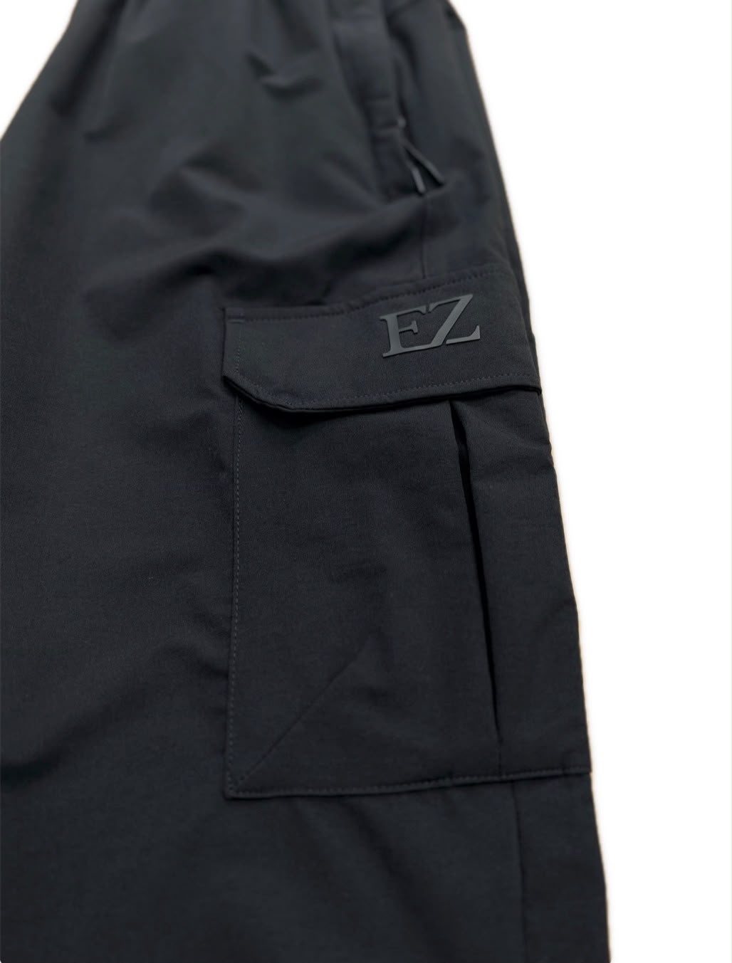 Enzo Jeans Milano Technical Ripstop Cargo Pants Black