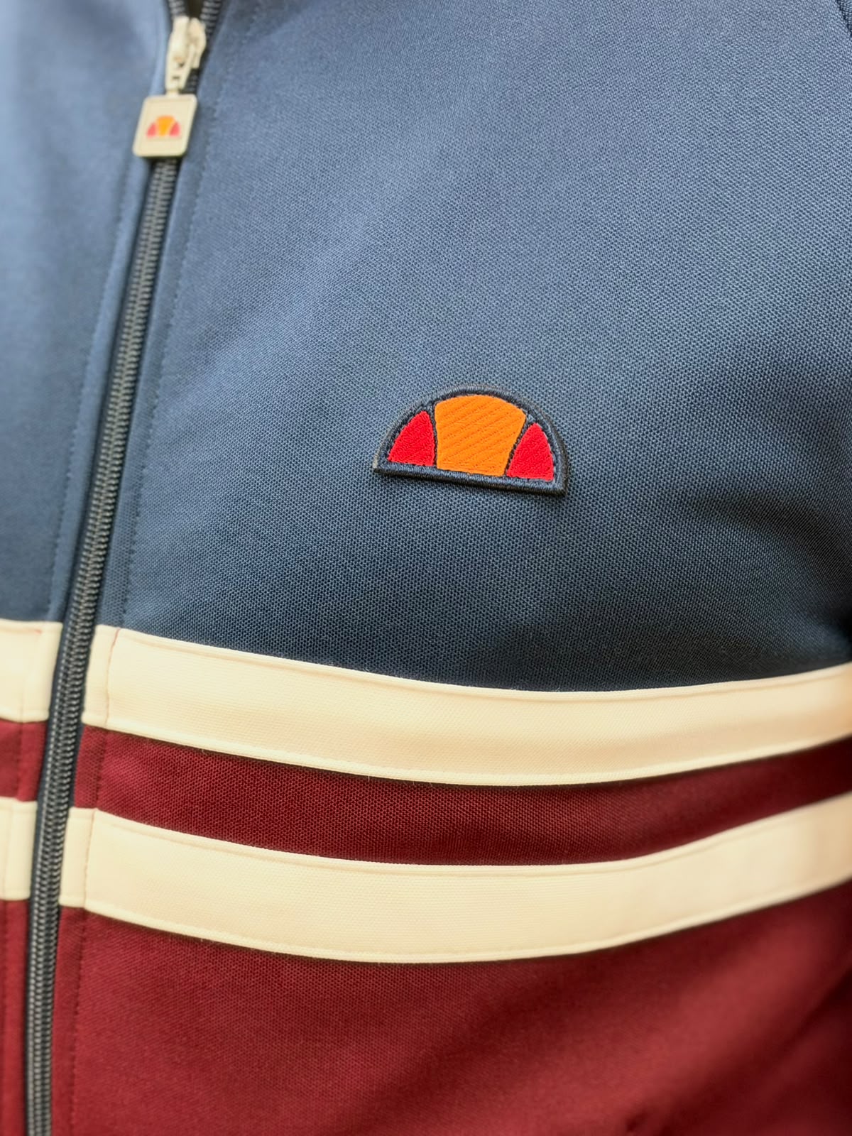 Ellesse Rimini Track Top Burgundy/Navy