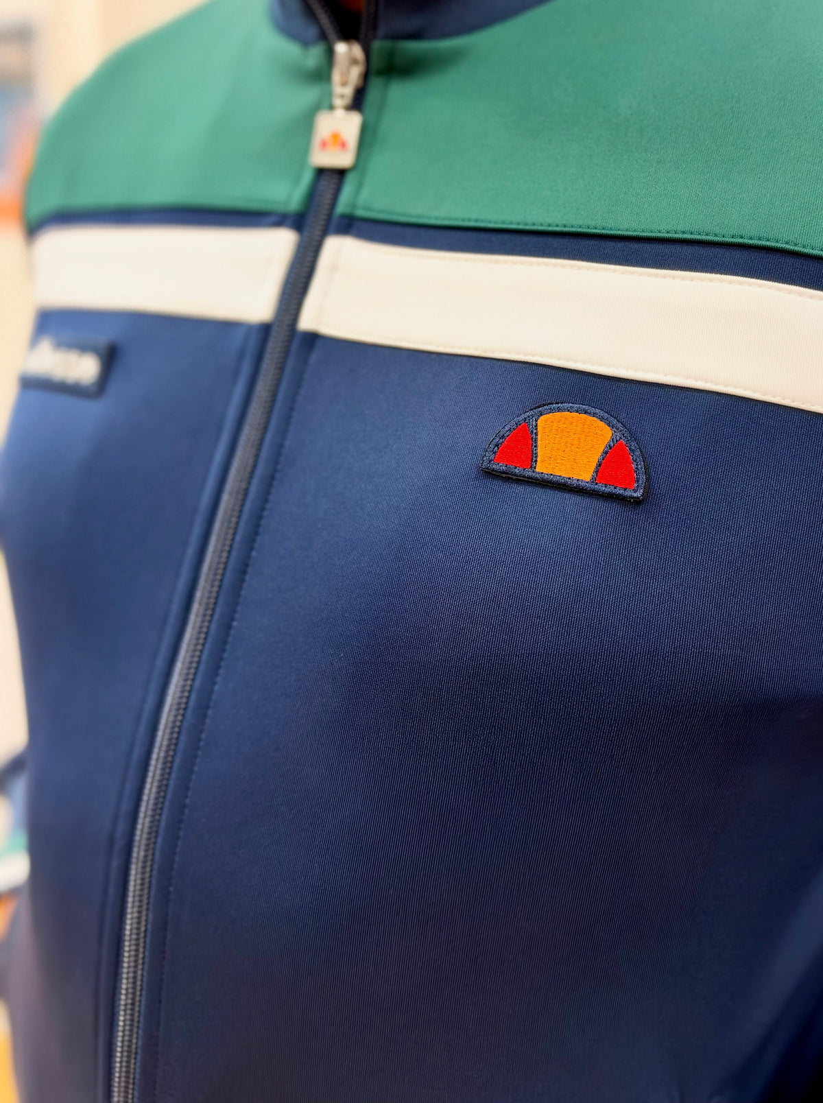 Ellesse Vignola Track Top Jacket Navy/Teal