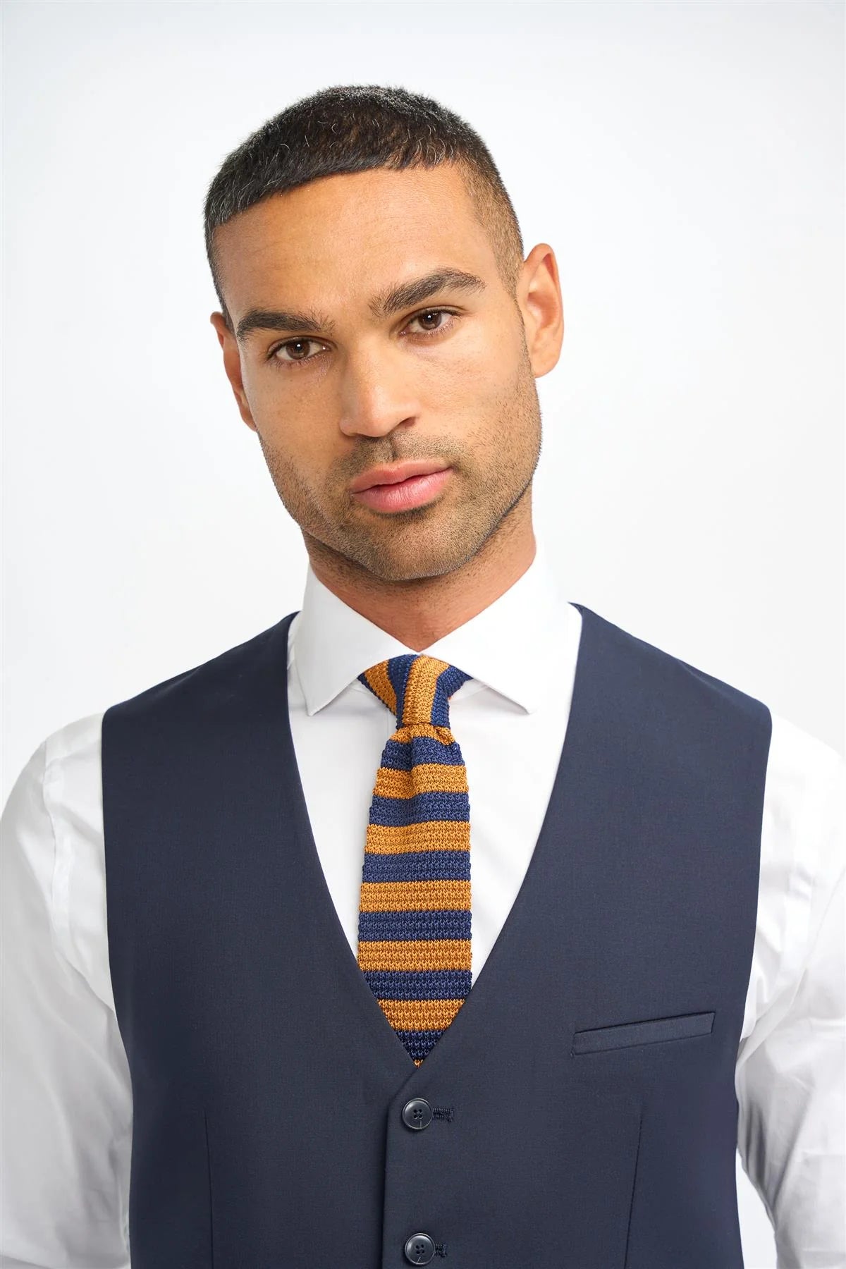 House of Cavani Malibu Waistcoat - Navy Blue
