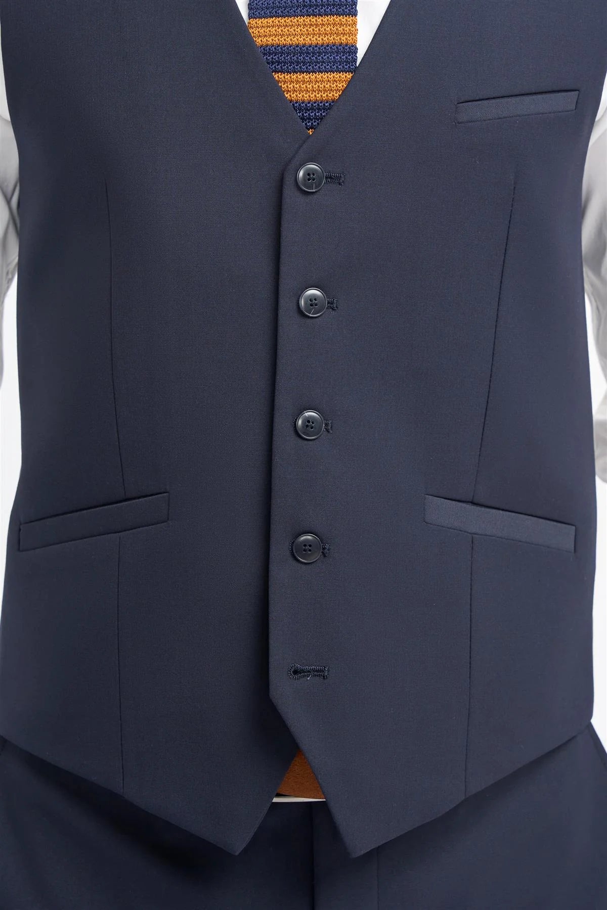 House of Cavani Malibu Waistcoat - Navy Blue