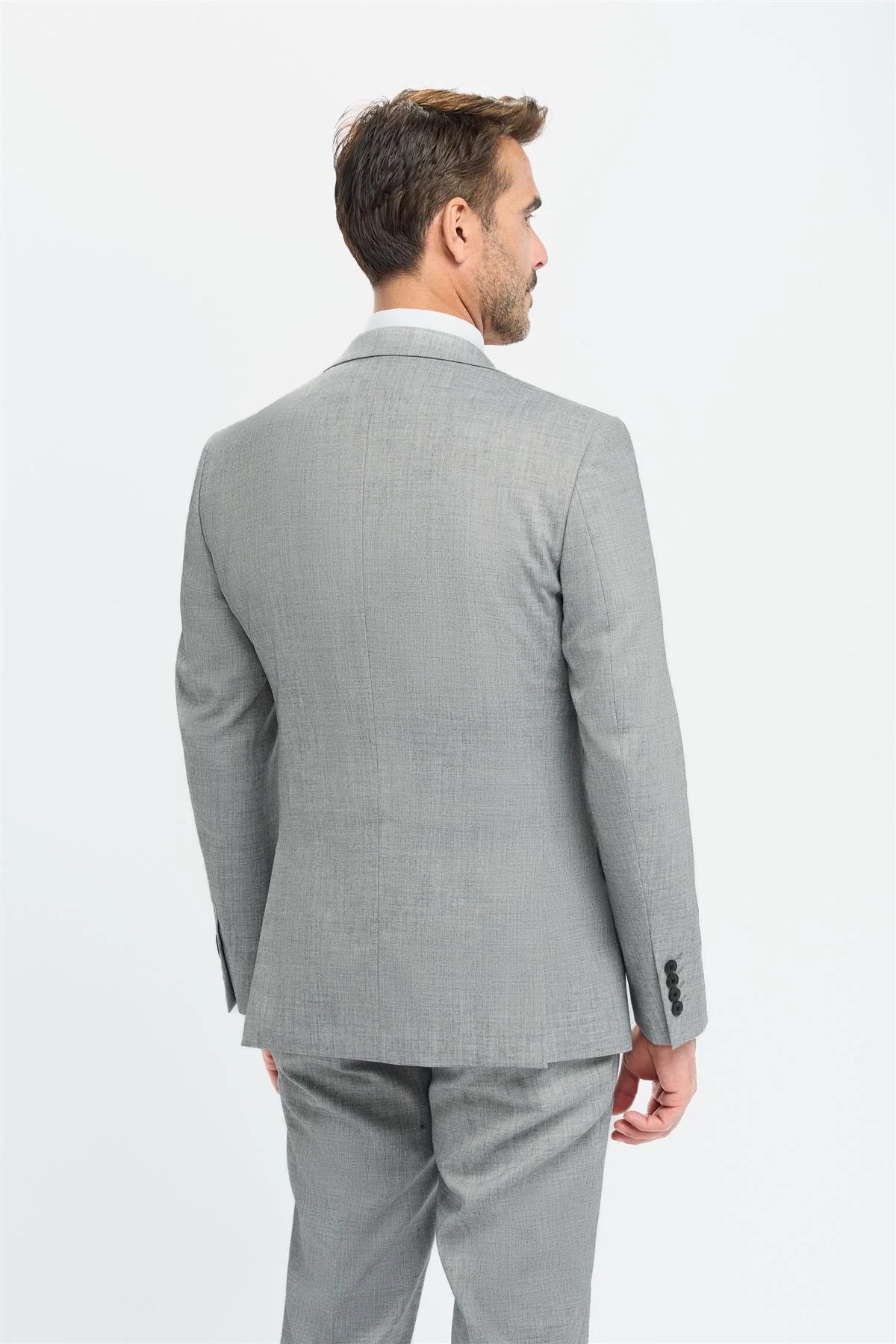 House Of Cavani Malibu tailored fit smart-casual Blazer - GREY