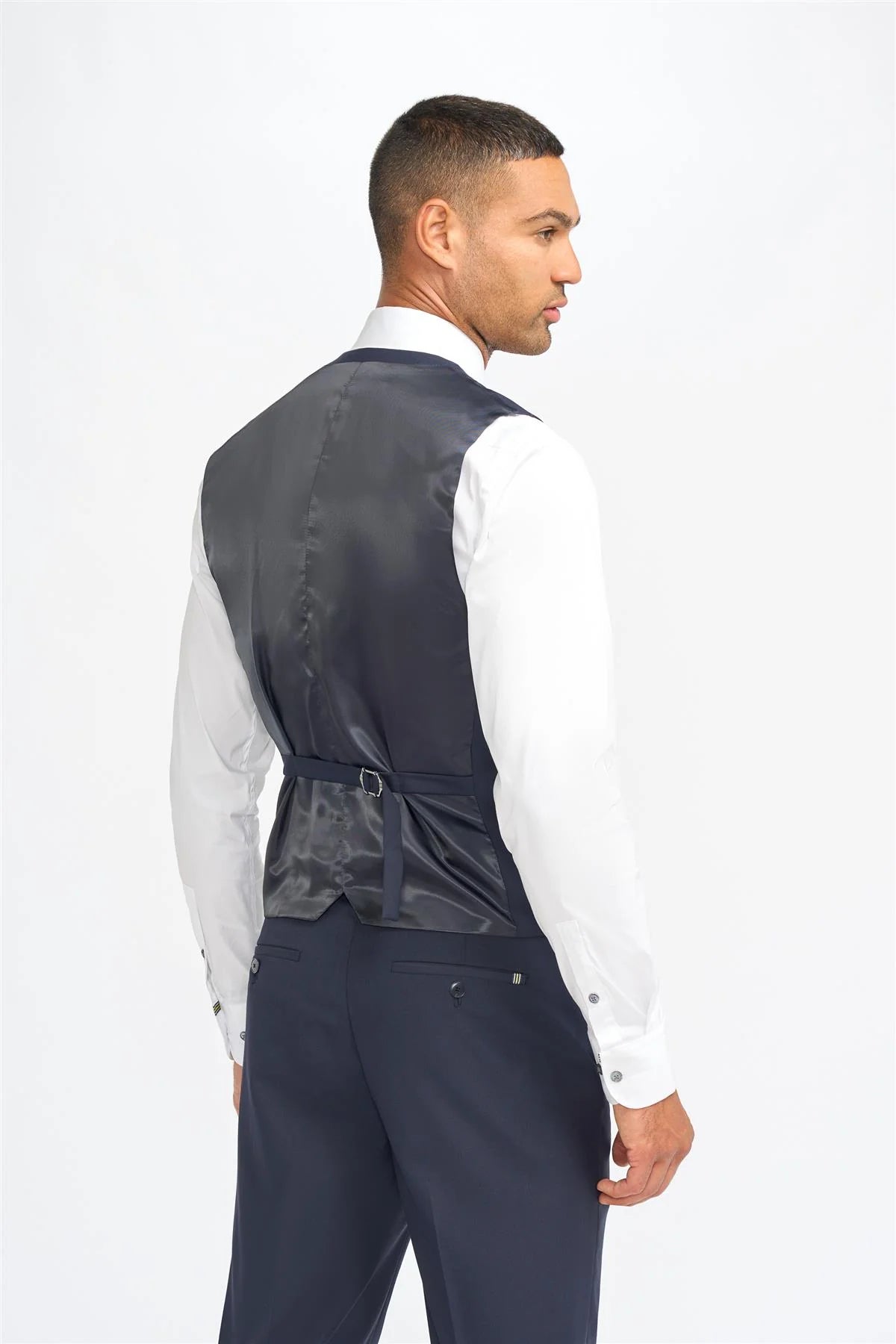 House of Cavani Malibu Waistcoat - Navy Blue