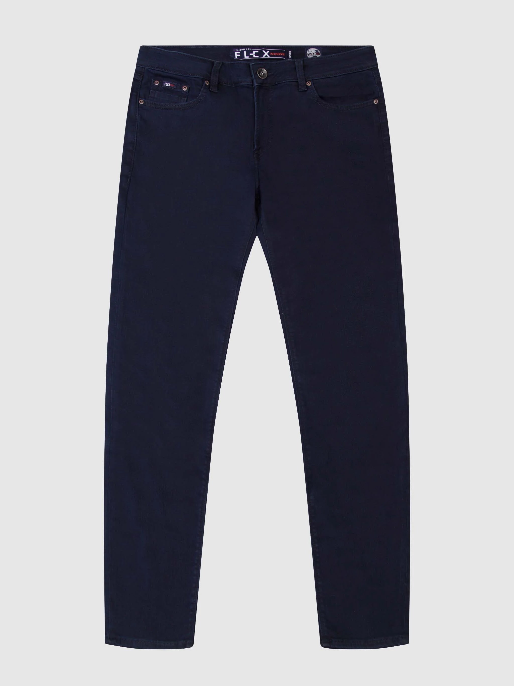 Mish Mash 1984 TAPERED FIT FLEX ACTIVE BLUE BLACK DENIM JEAN