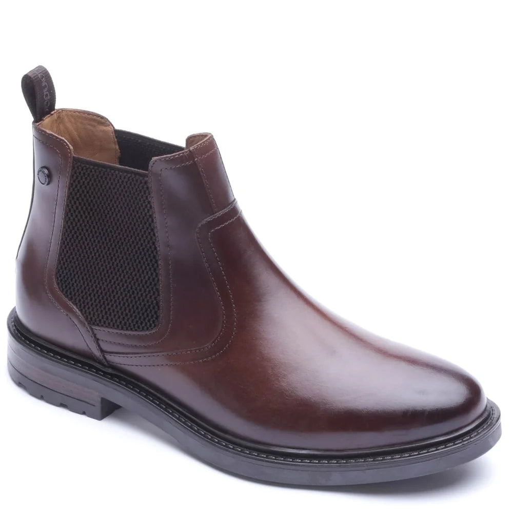 Base London Smith Waxy Chelsea Boots - Brown