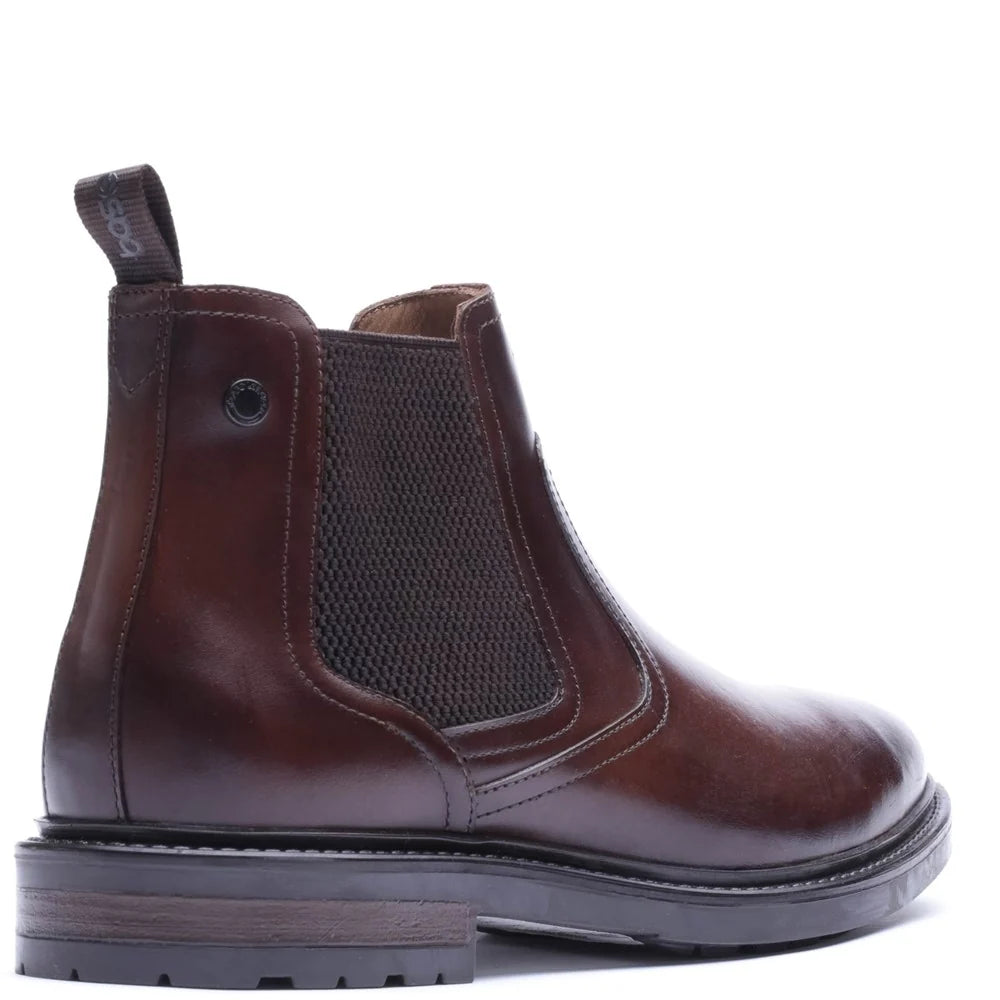 Base London Smith Waxy Chelsea Boots - Brown