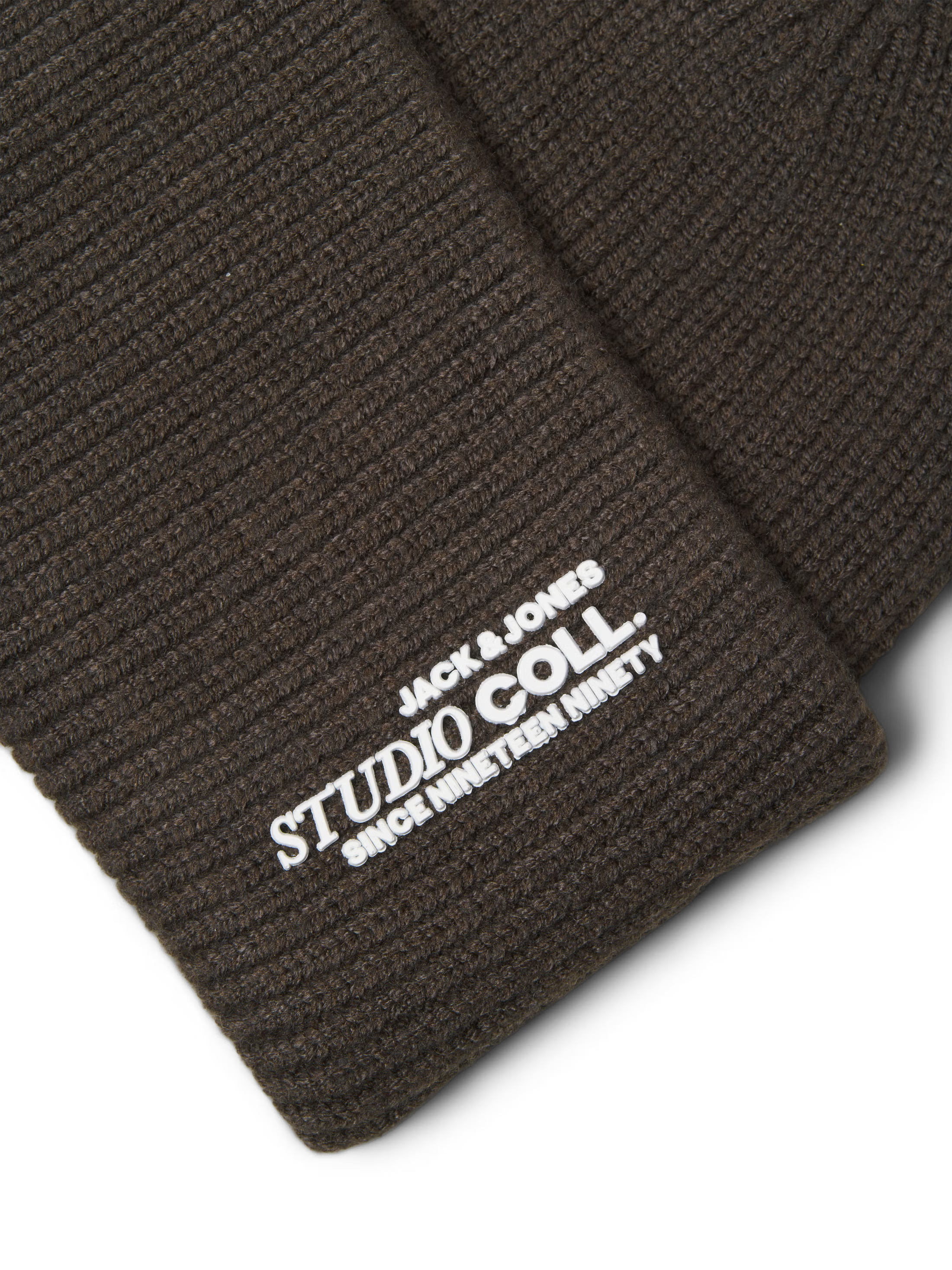 Jack&Jones Col Ribbed Beanie - Brown / Delicioso
