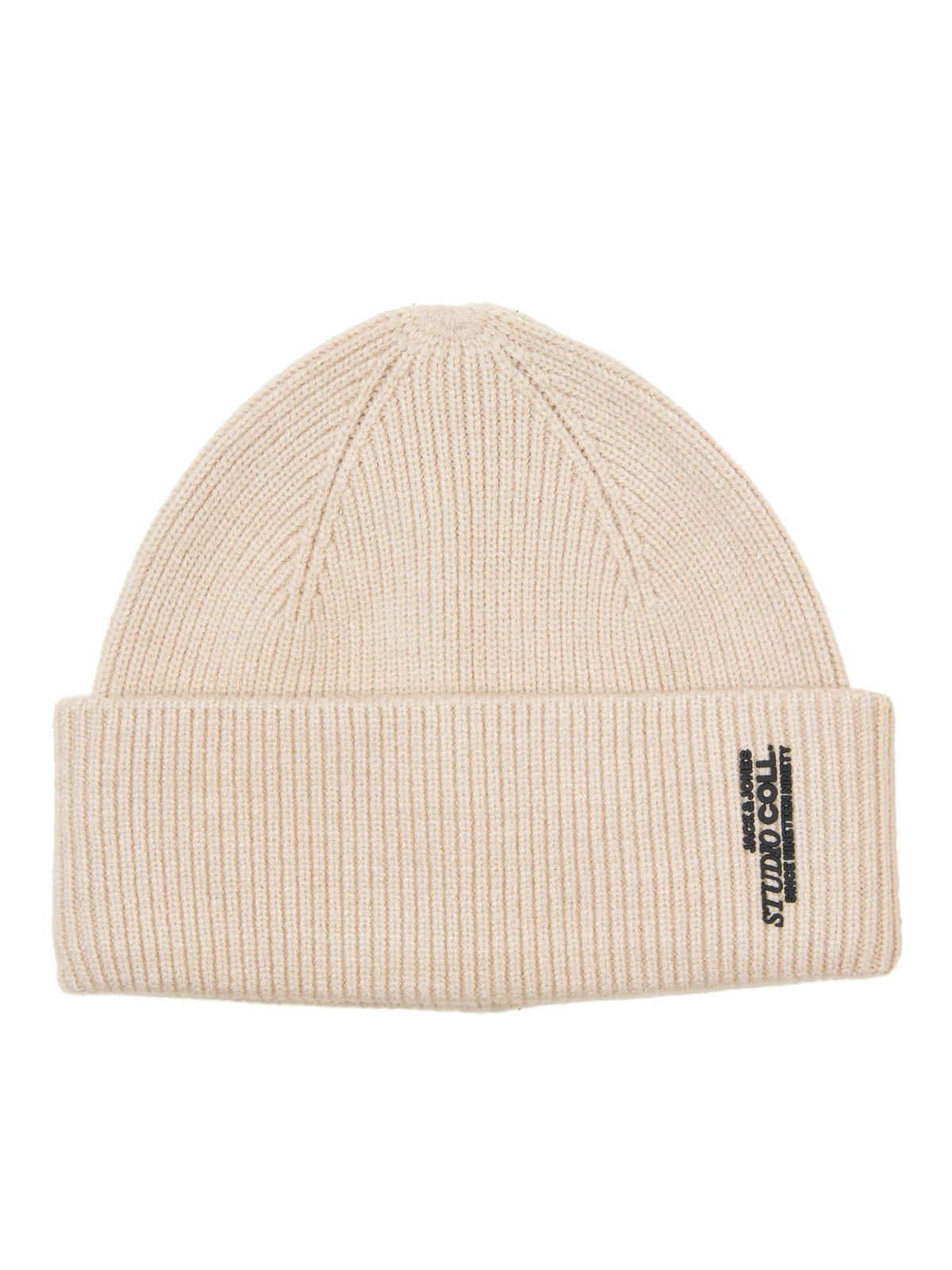 Jack&Jones Col Ribbed Beanie - Grey / Moonbeam