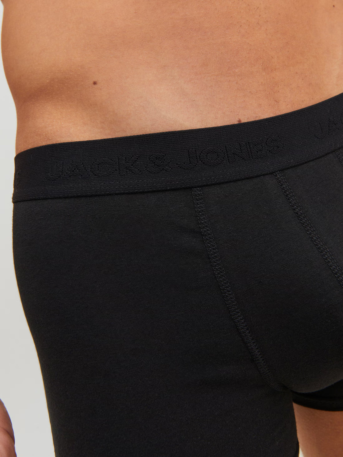 Jack&Jones Waistband close-fitting 3 Pack Trunks Black / BLACK