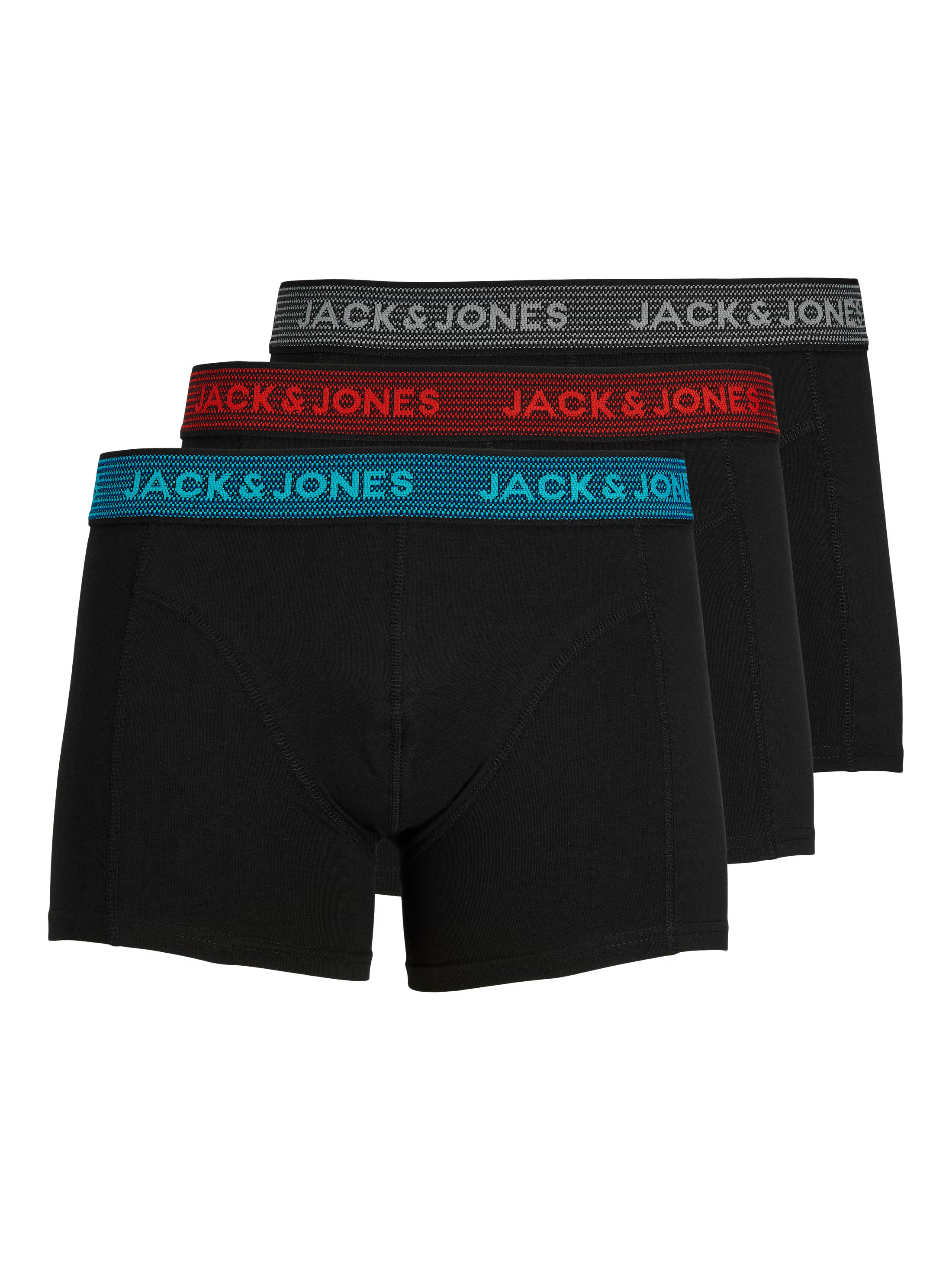 Jack&Jones Waistband close-fitting 3 Pack Trunks MULTI COLOUR