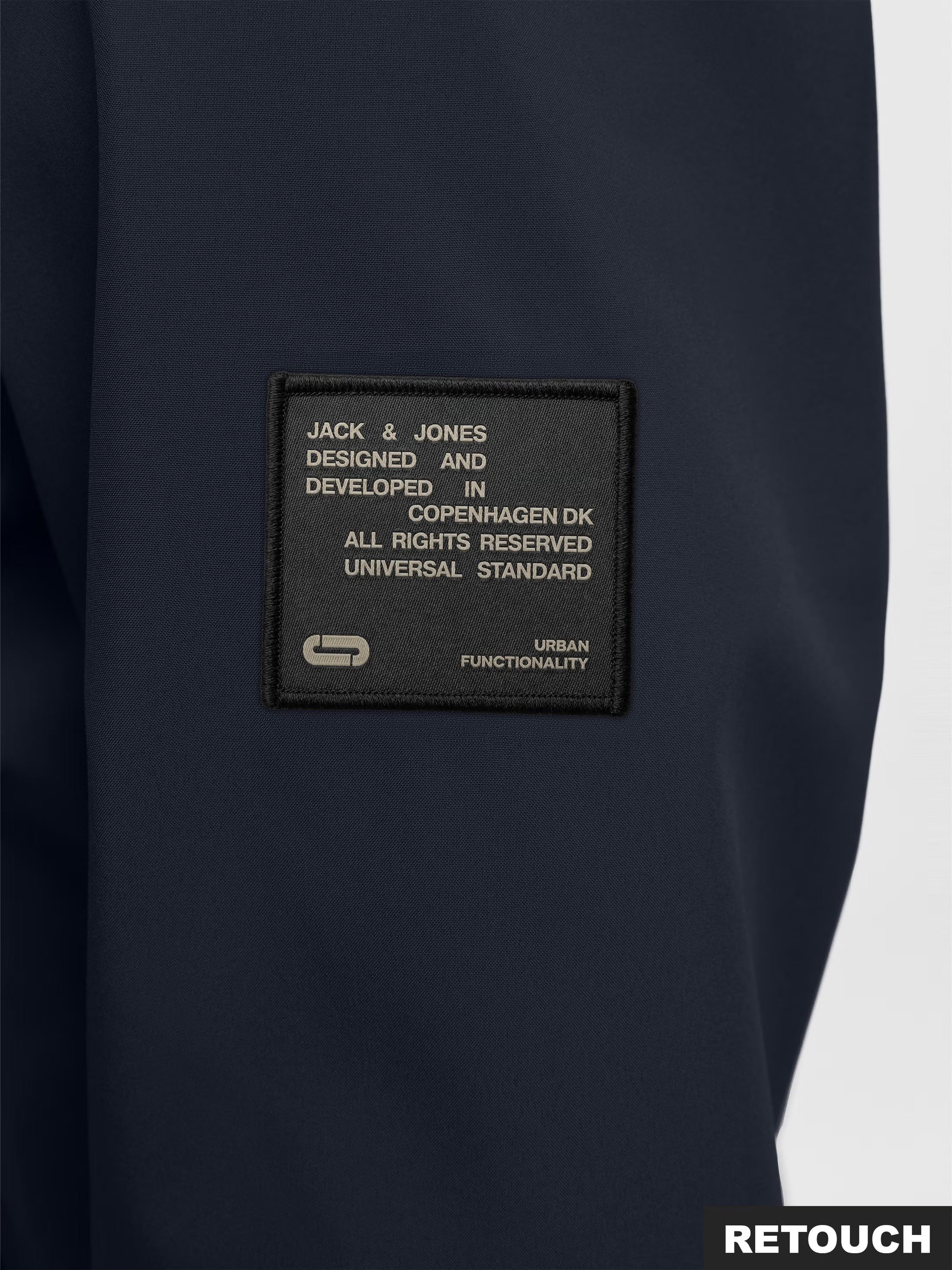 Jack&Jones Basic Softshell Hooded Jacket in Blue / Sky Captain