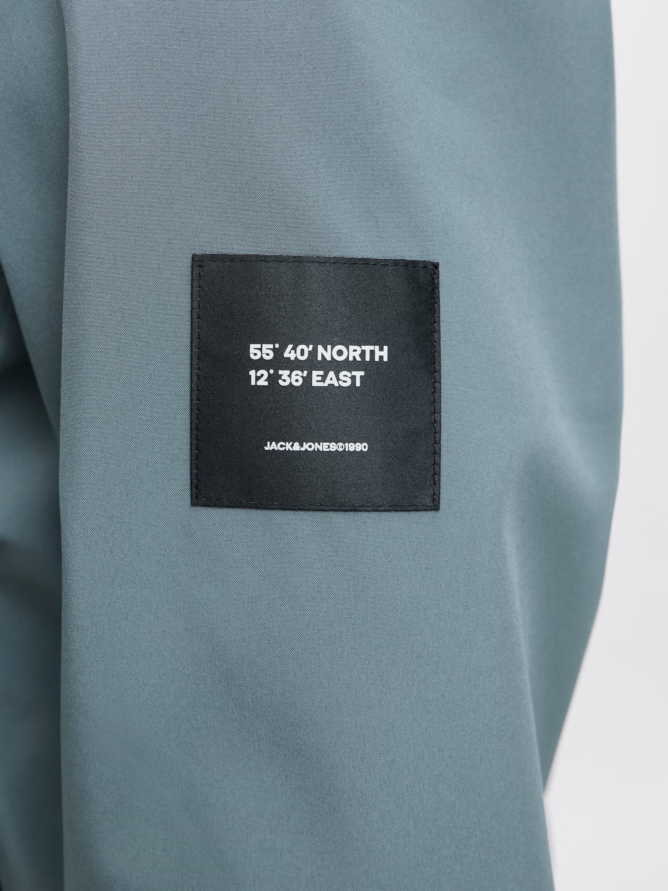 Jack&Jones Basic Softshell Hooded Jacket in STORMY WEATHER