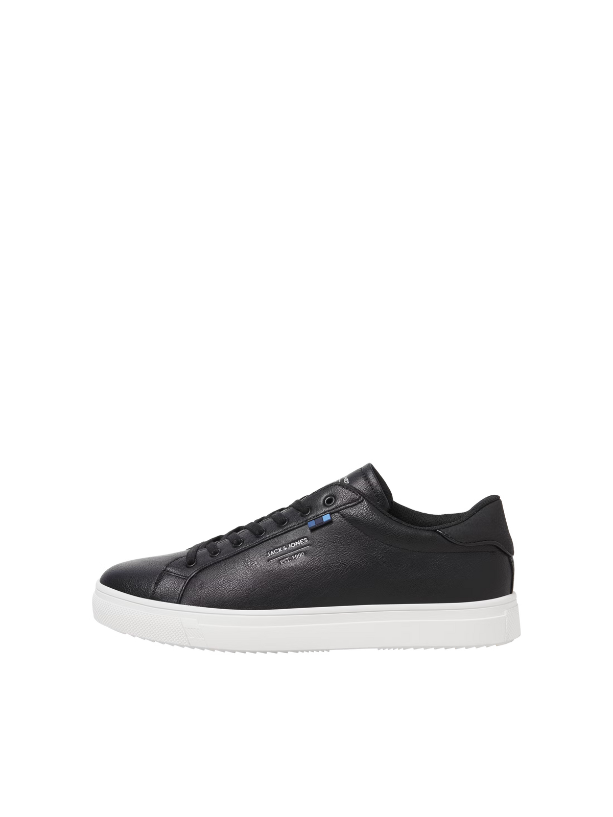 Jack&Jones Bale Lace Up Sneaker Trainers in Black / Anthracite