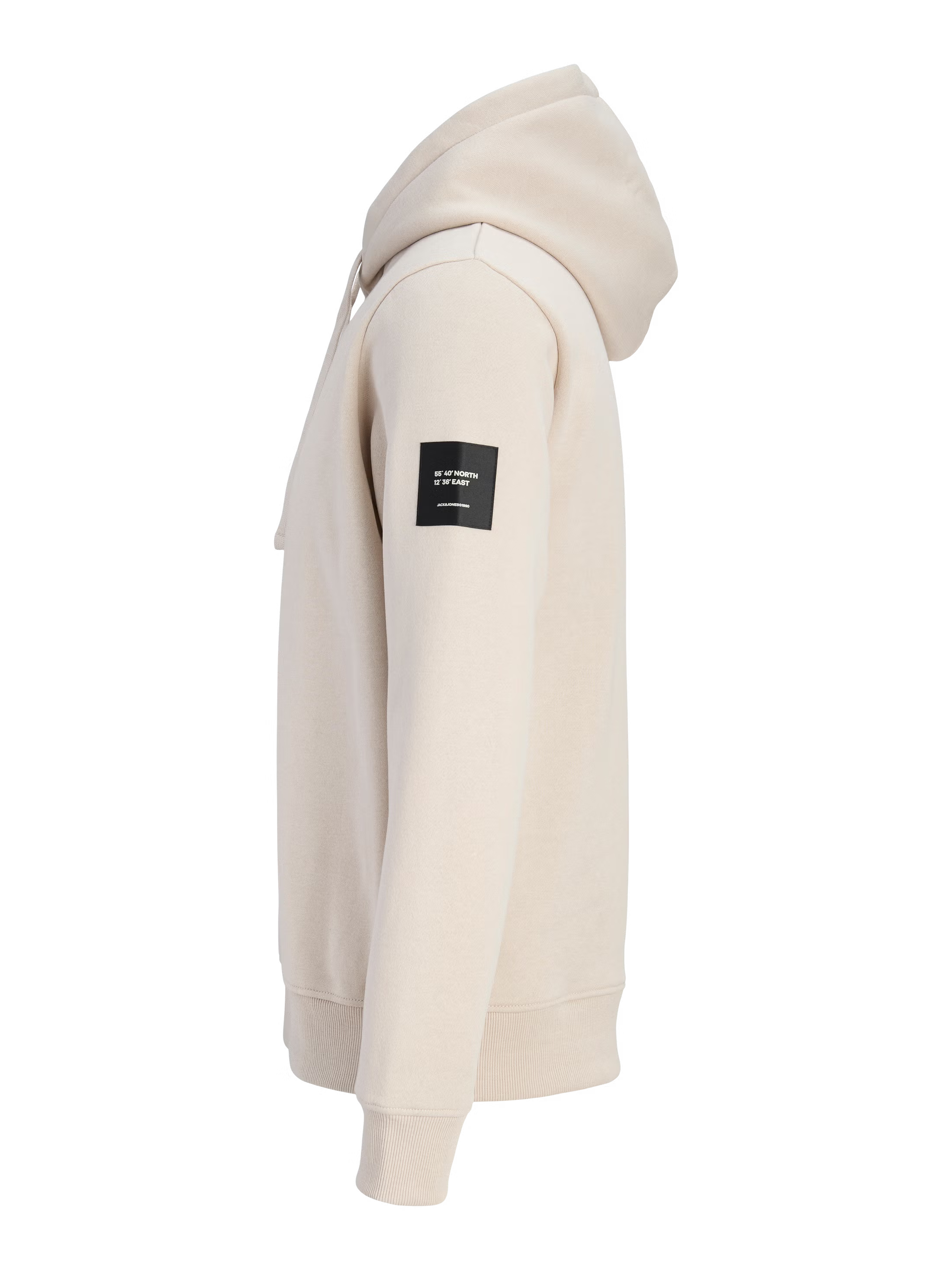 Jack&Jones Cleveland Sweat Hoodie in Light Grey / Moonbeam