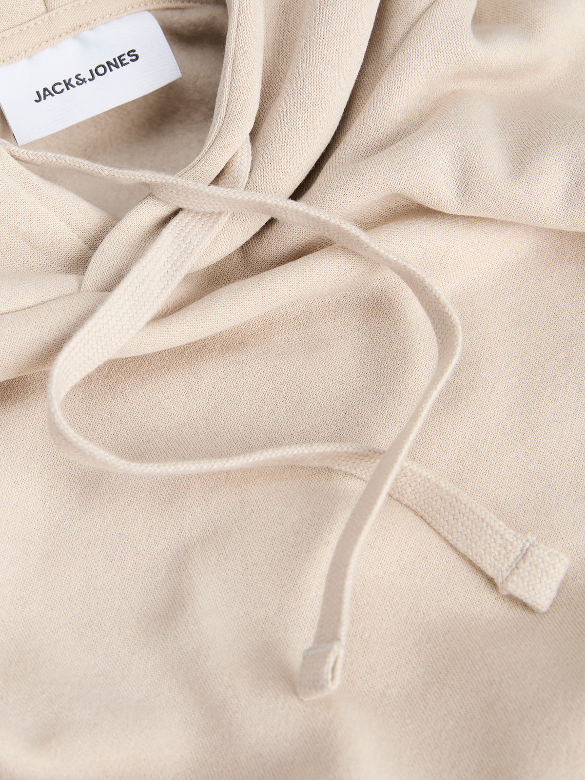 Jack&Jones Cleveland Sweat Hoodie in Light Grey / Moonbeam