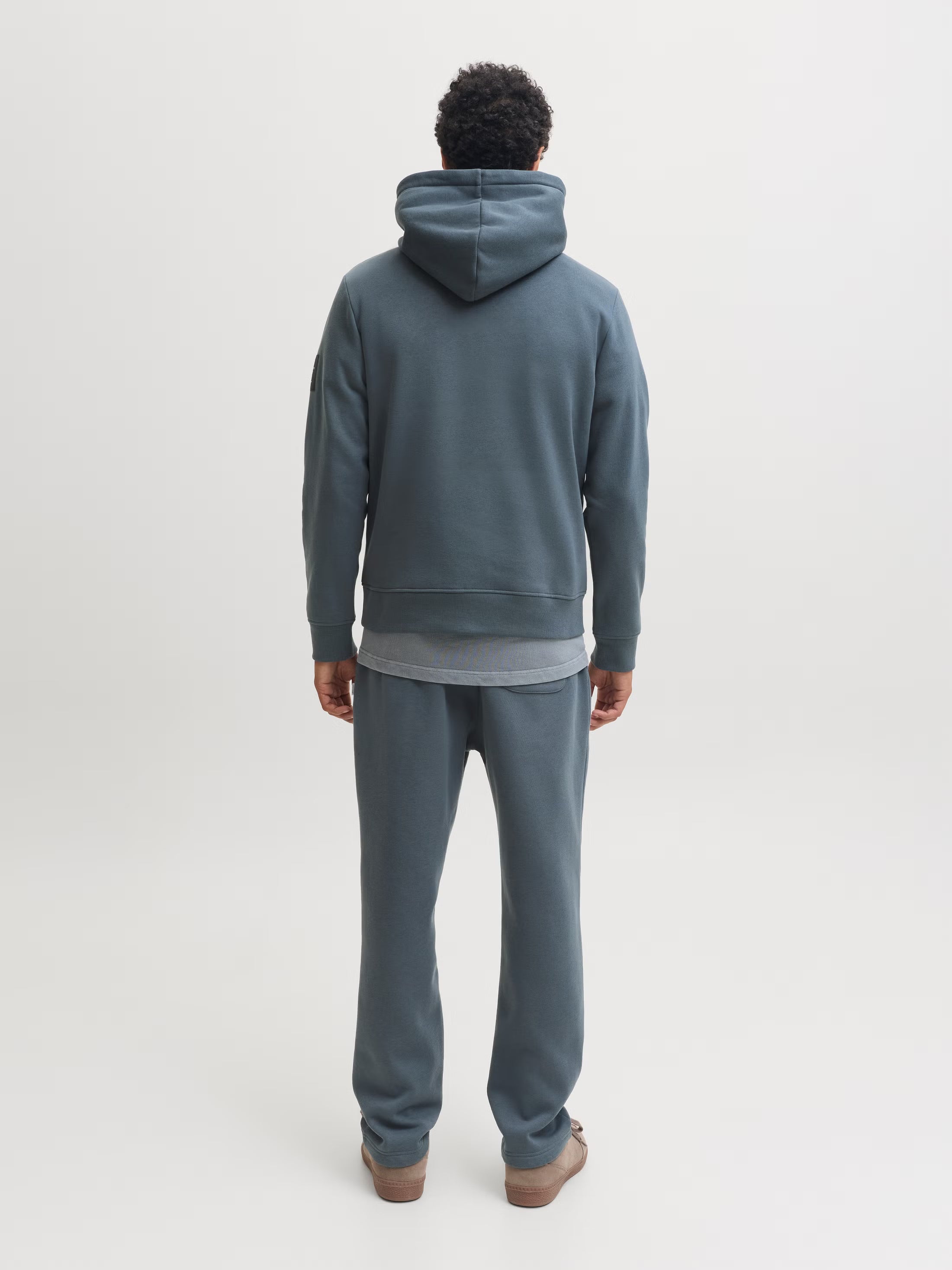 Jack&Jones Cleveland Sweat Hoodie in Grey / Turbulence