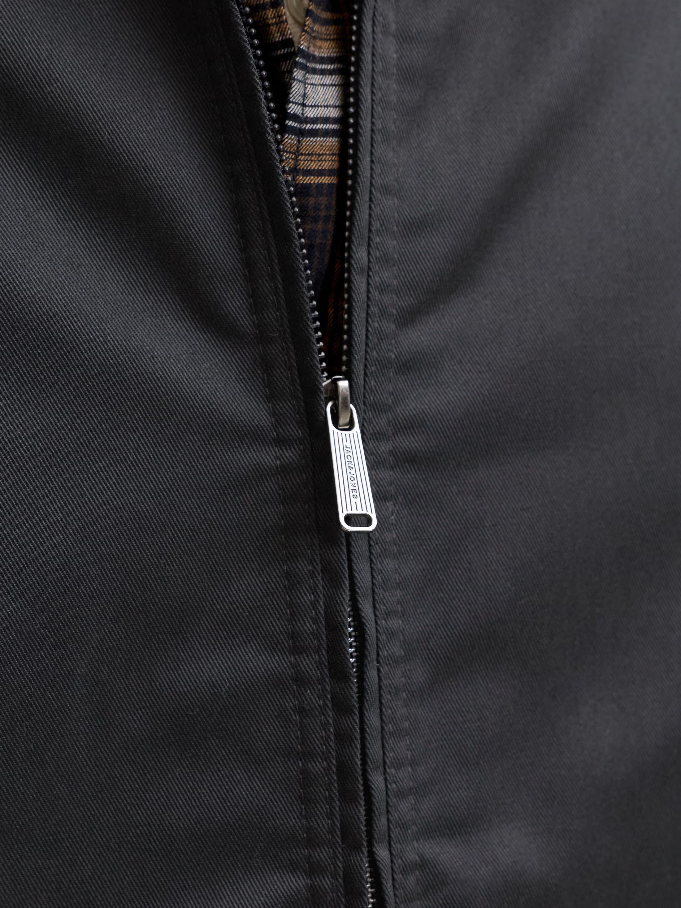 Jack&Jones Colton Padded classic workwear Jacket in Black / Black