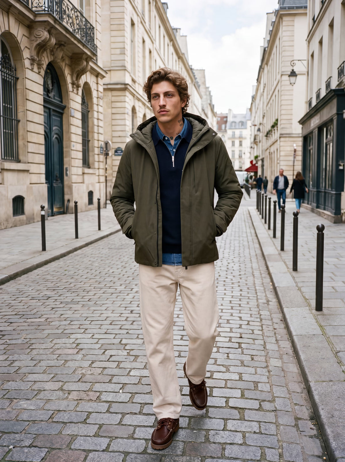 Jack & Jones Ekeen Hooded Jacket Grape Leaf Green